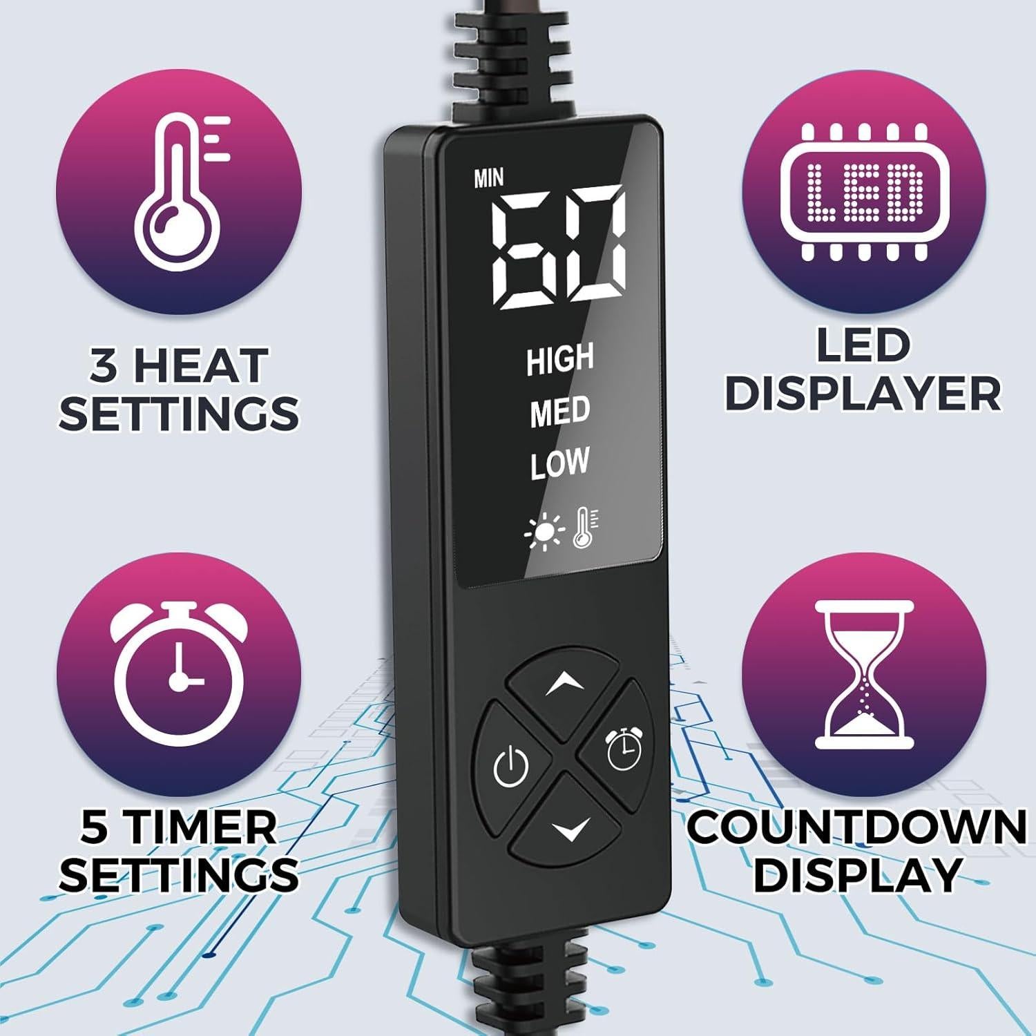 Almohadilla Térmica CREATRILL para Codo - Calor Húmedo y Seco