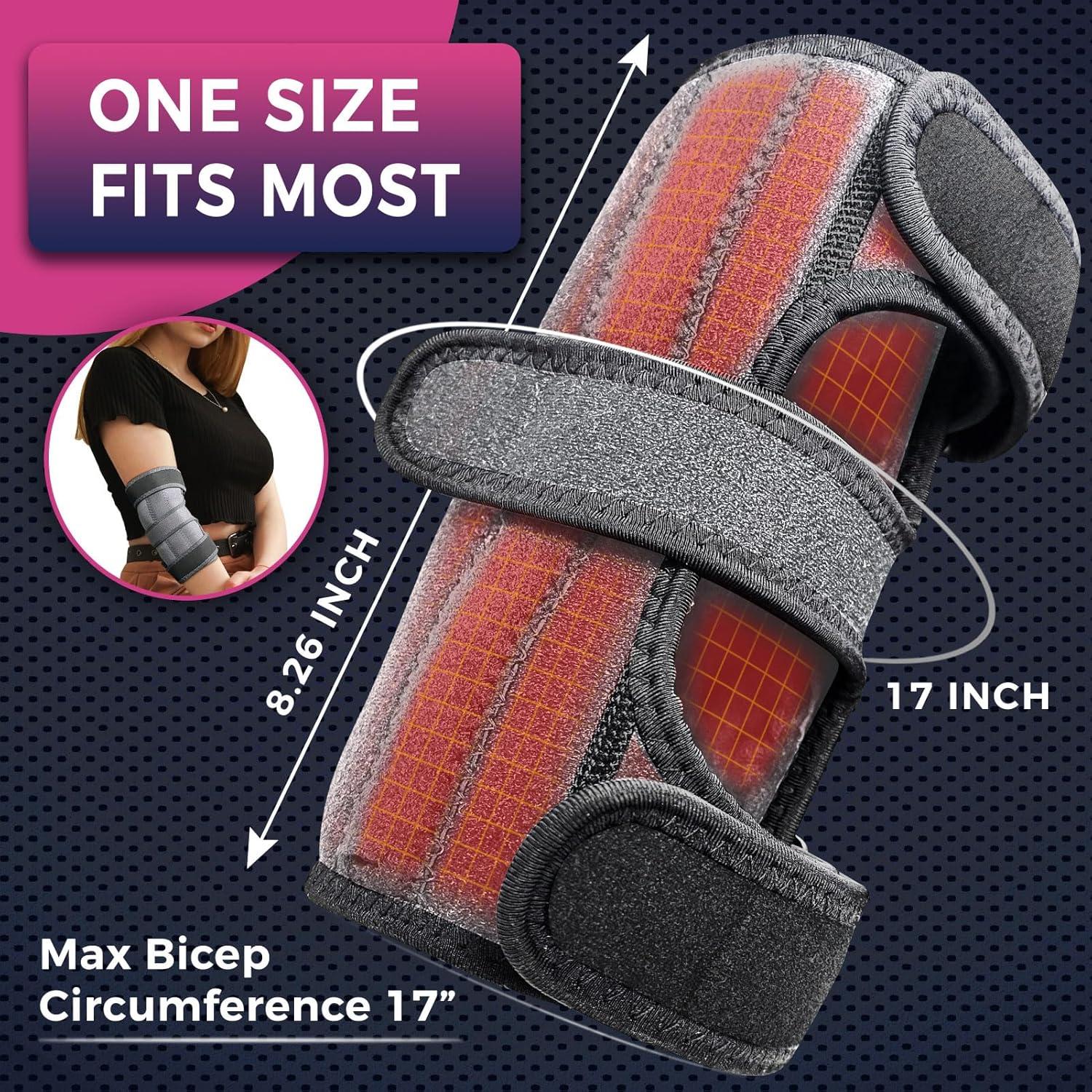 Almohadilla Térmica CREATRILL para Codo - Calor Húmedo y Seco