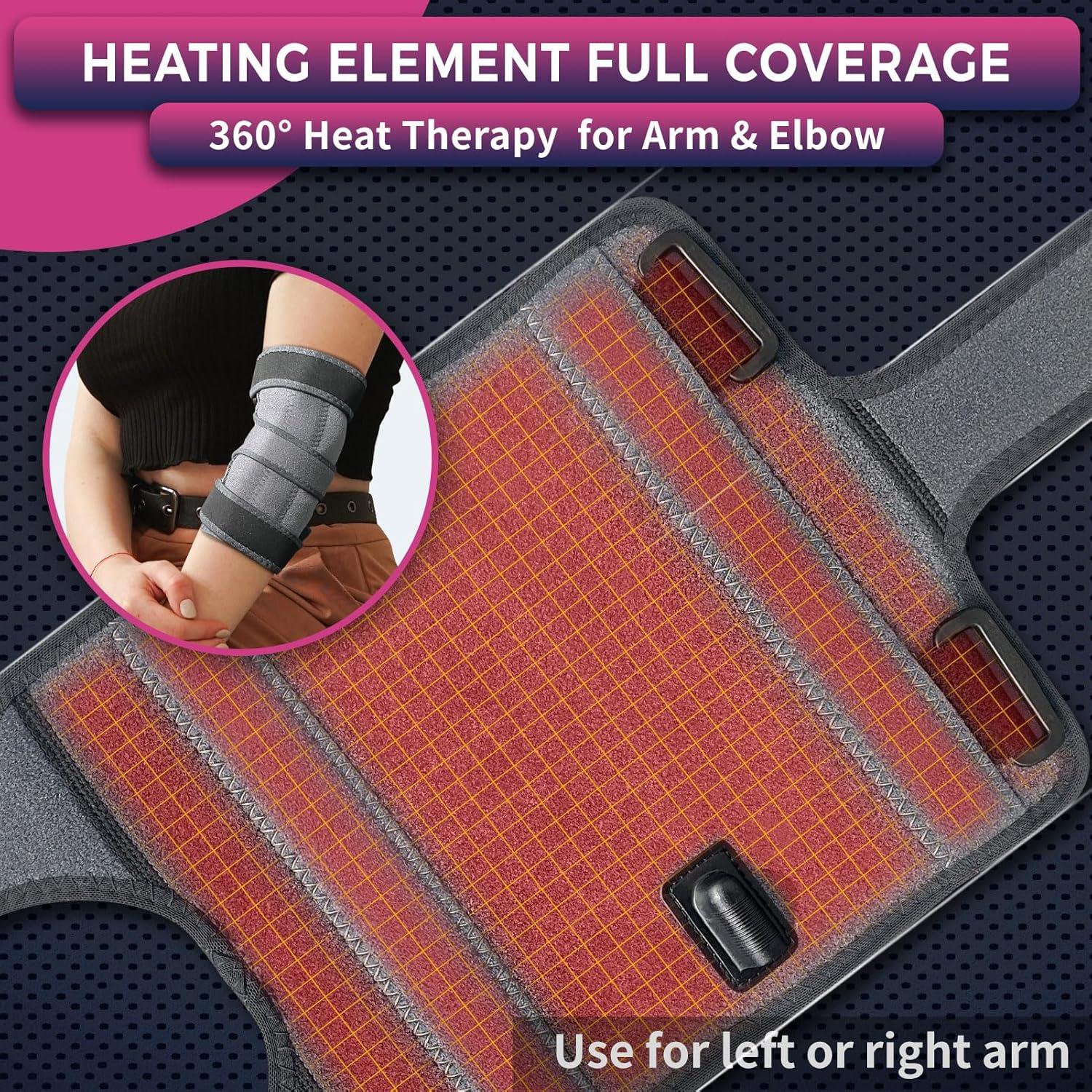 Almohadilla Térmica CREATRILL para Codo - Calor Húmedo y Seco