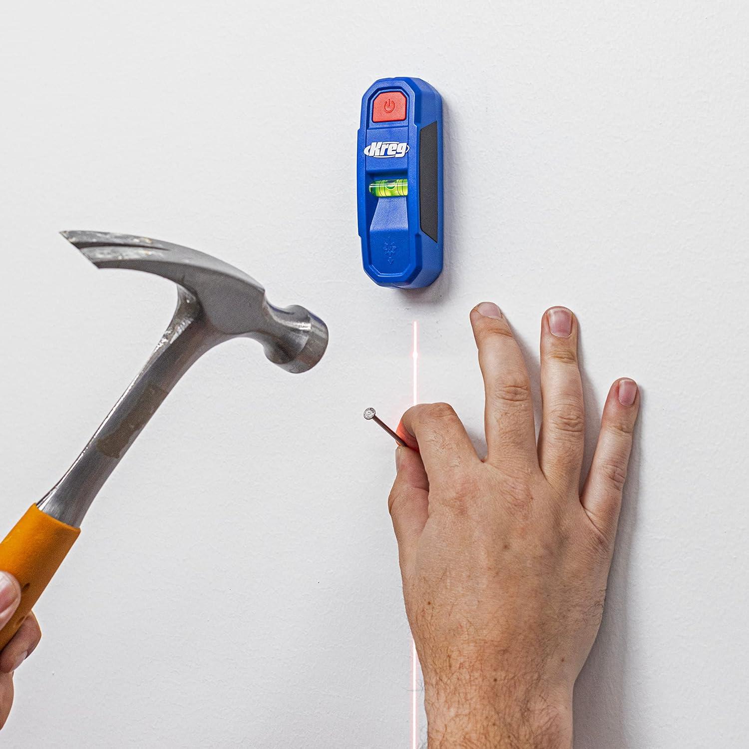 Buscador de Estudio Magnético Kreg KMM1000LZ con Laser-Mark