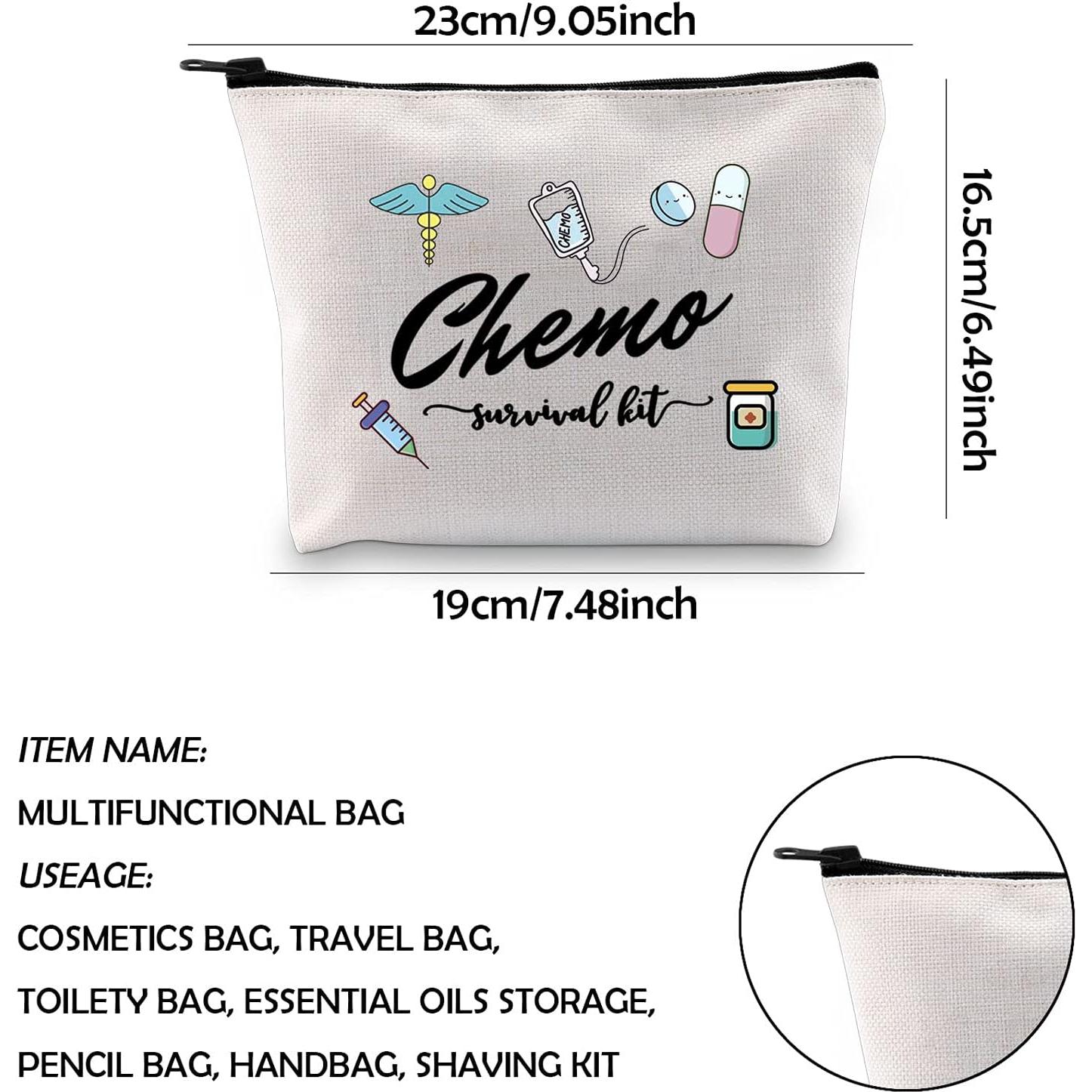 Bolsa de Maquillaje WCGXKO para Mujeres 22,86x18,29cm