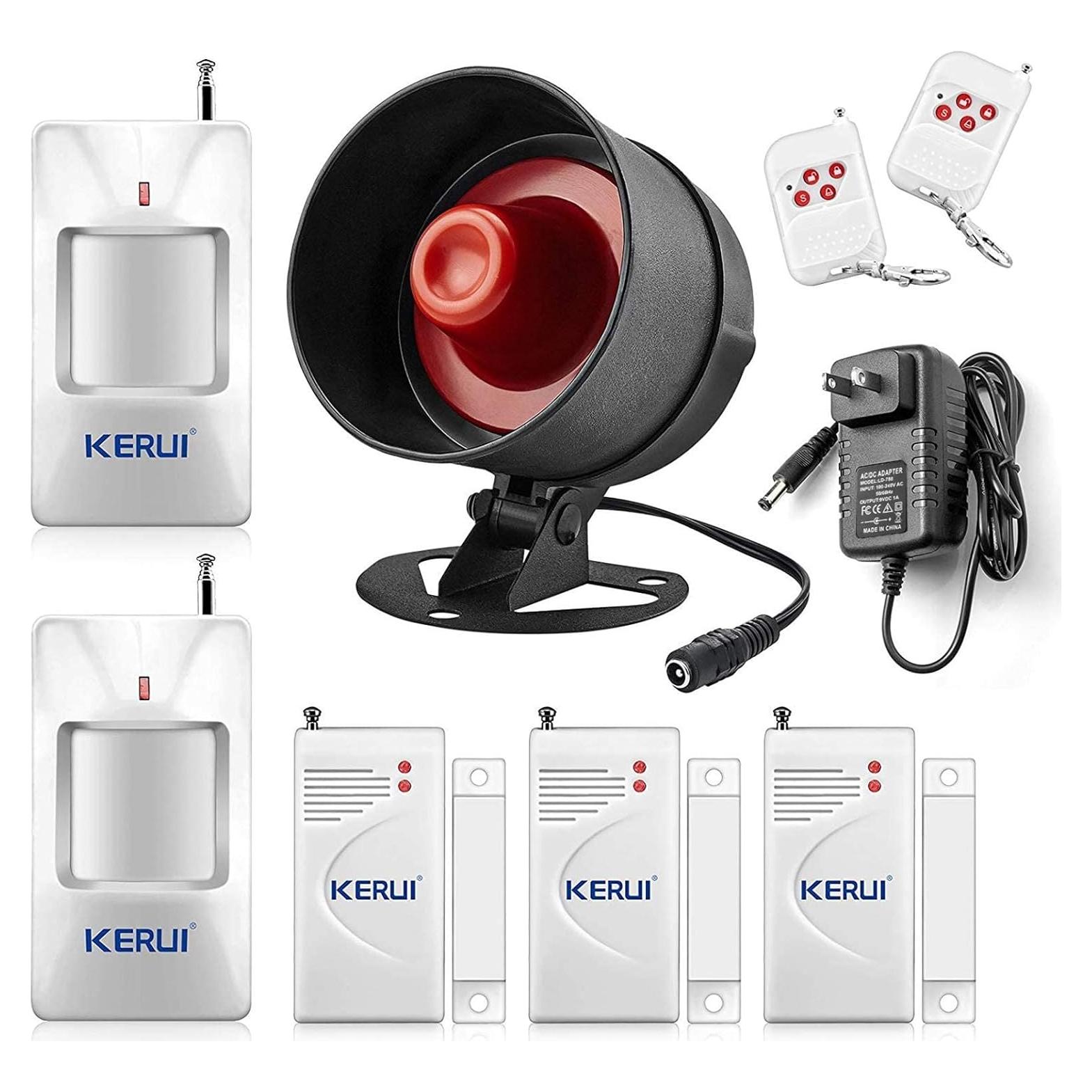 Sistema de alarma KERUI H01 inalámbrico 115 dB para hogar