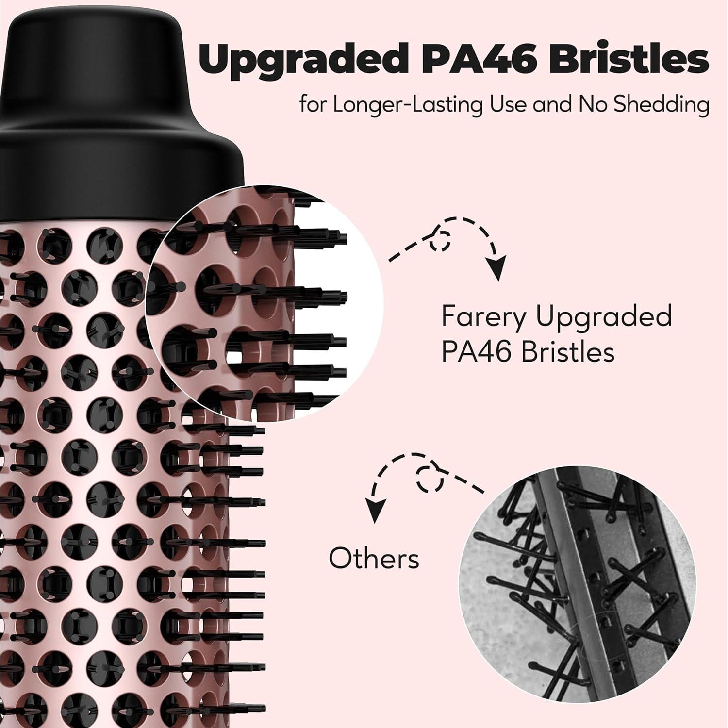 Cepillo Térmico Farery 3,81 cm Ajustable Sin Ruido