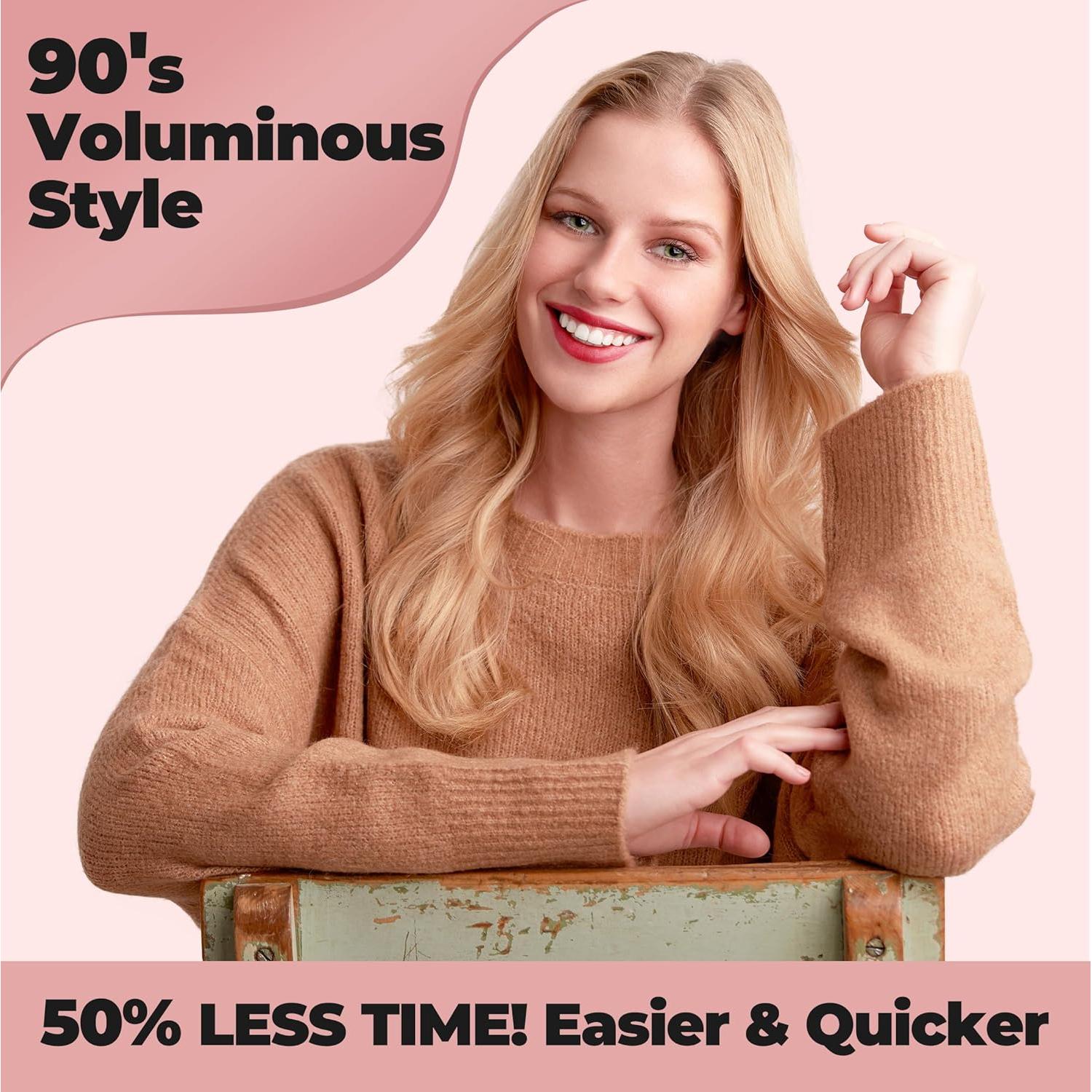 Cepillo Térmico Farery 3,81 cm Ajustable Sin Ruido