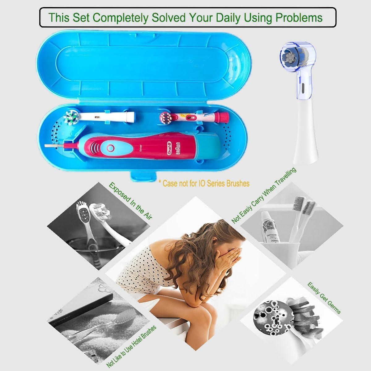 Estuche de viaje Oral-B + 6 cubiertas para cepillos eléctricos