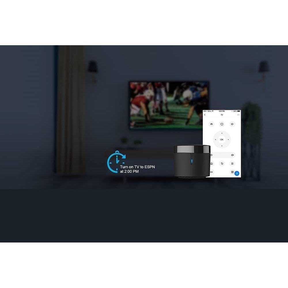 Control Remoto Universal BroadLink RM4 Mini IR Wi-Fi 2.4 GHz