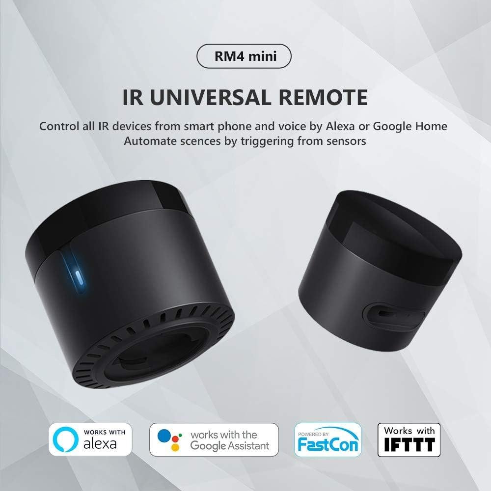 Control Remoto Universal BroadLink RM4 Mini IR Wi-Fi 2.4 GHz