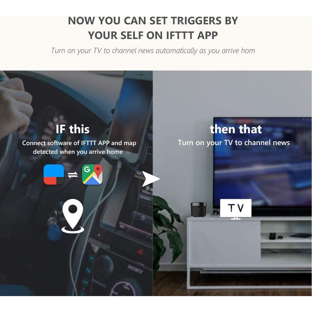 Control Remoto Universal BroadLink RM4 Mini IR Wi-Fi 2.4 GHz