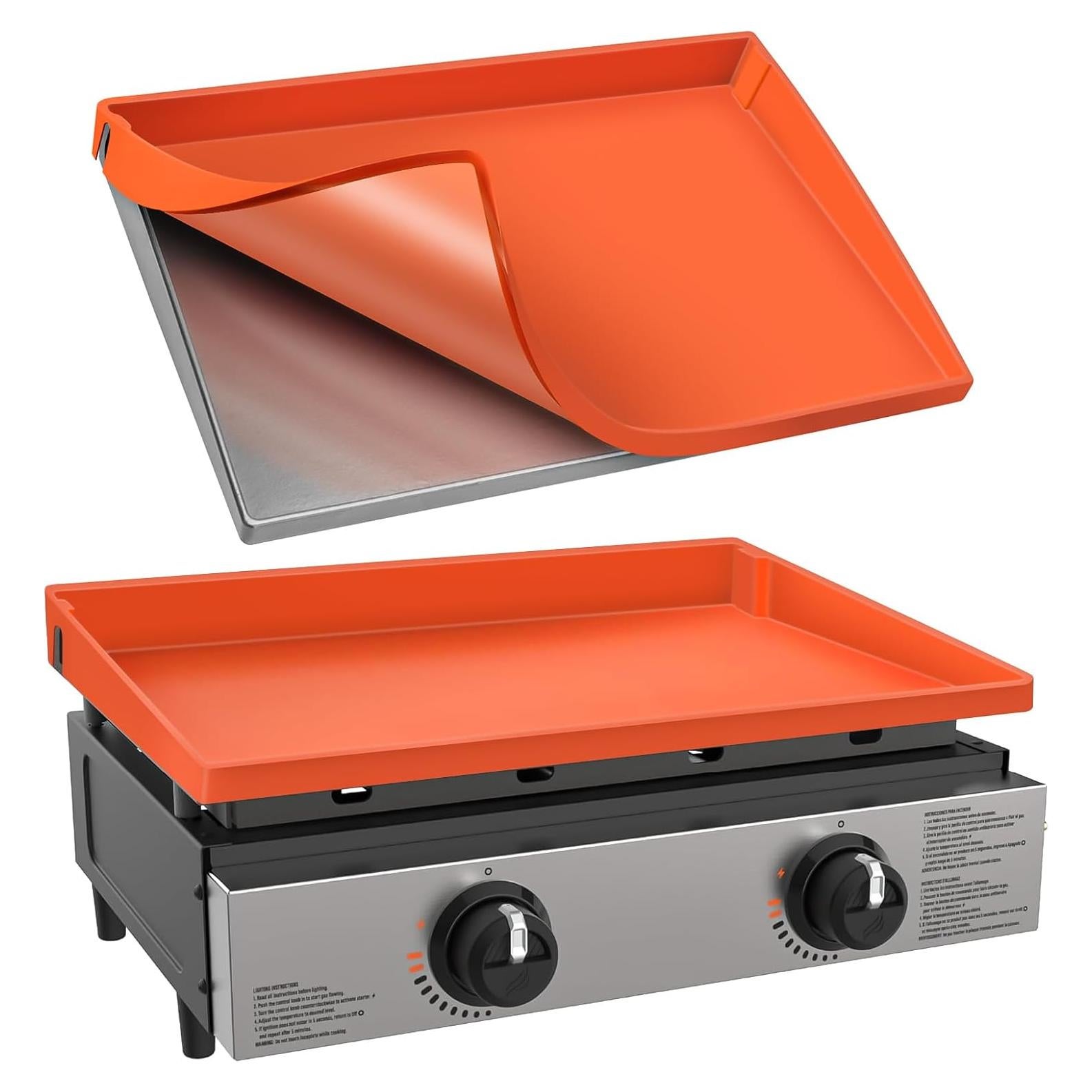 Cubierta de Silicona para Parrilla Blackstone 22" Naranja