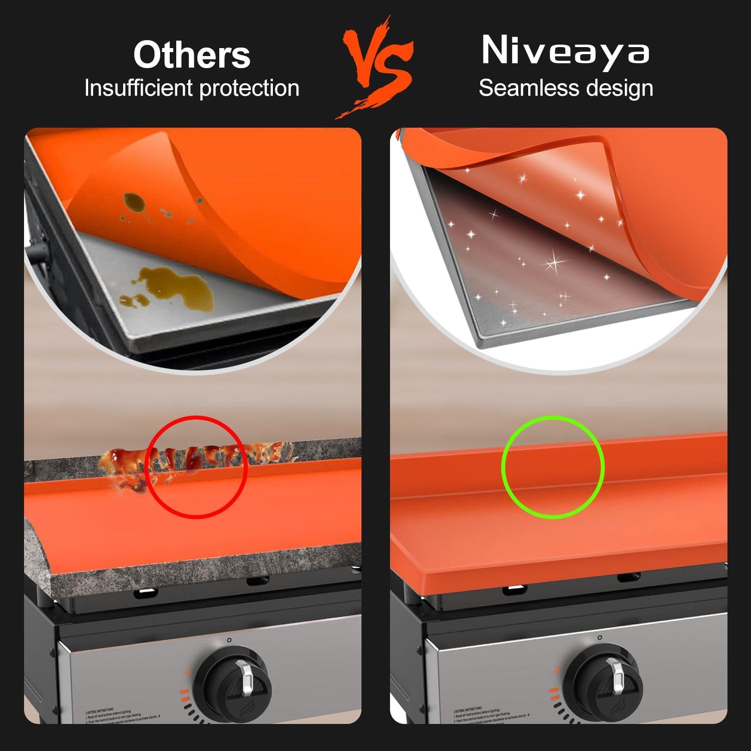 Cubierta de Silicona para Parrilla Blackstone 22" Naranja