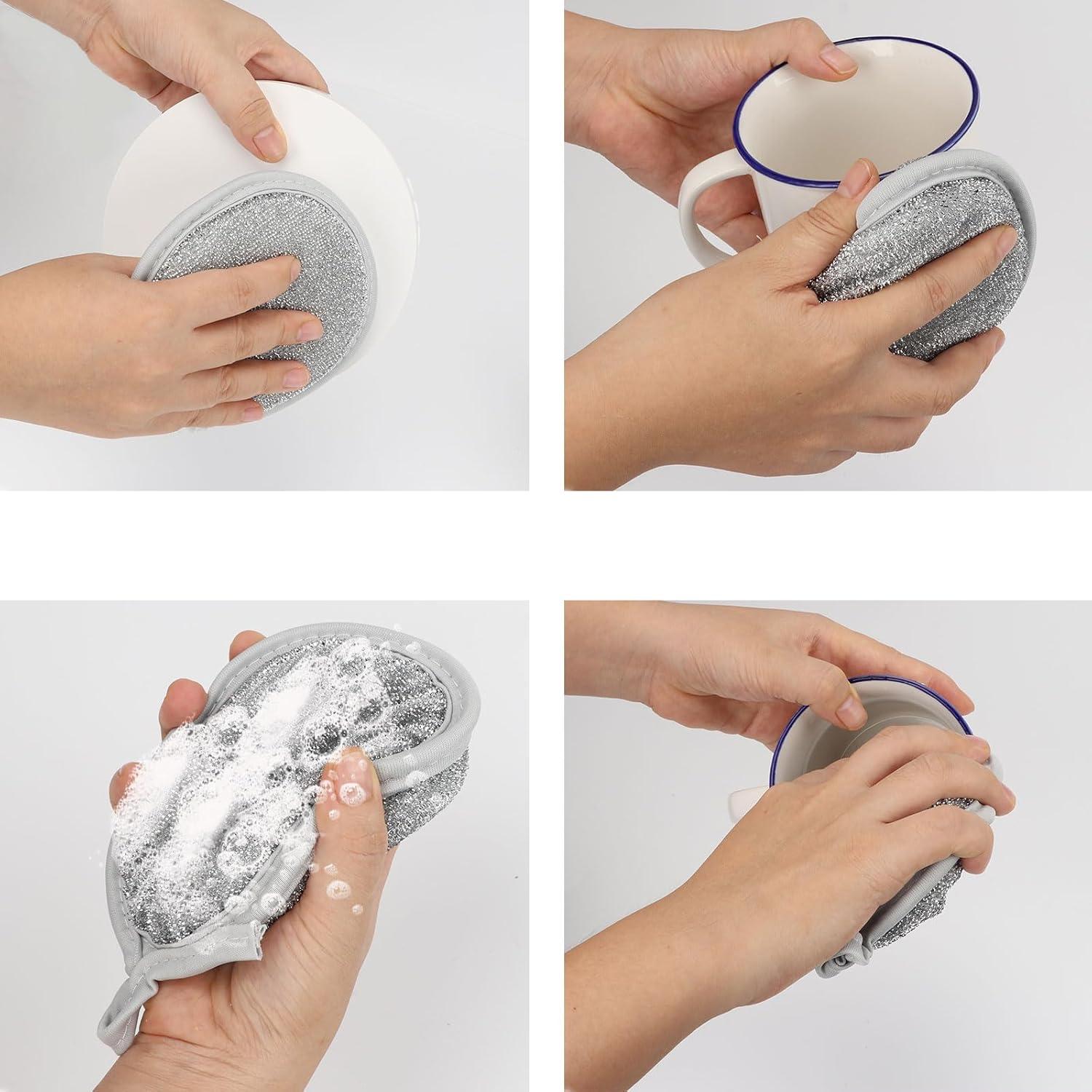 Trapos de Lavado de Platos Longzhuo 5 Piezas Reutilizables