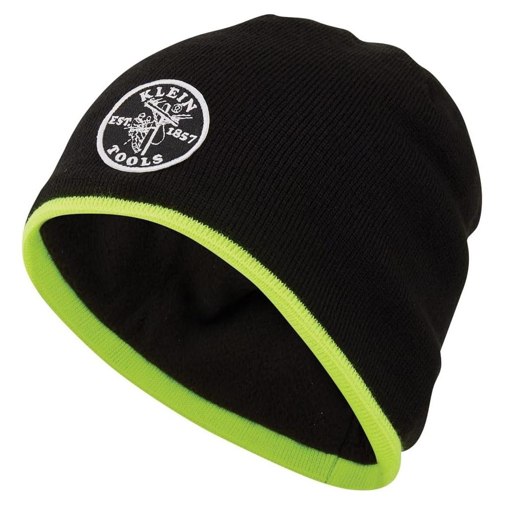 Gorro de Punto Klein Tools 60391 Térmico Negro Alta Visibilidad