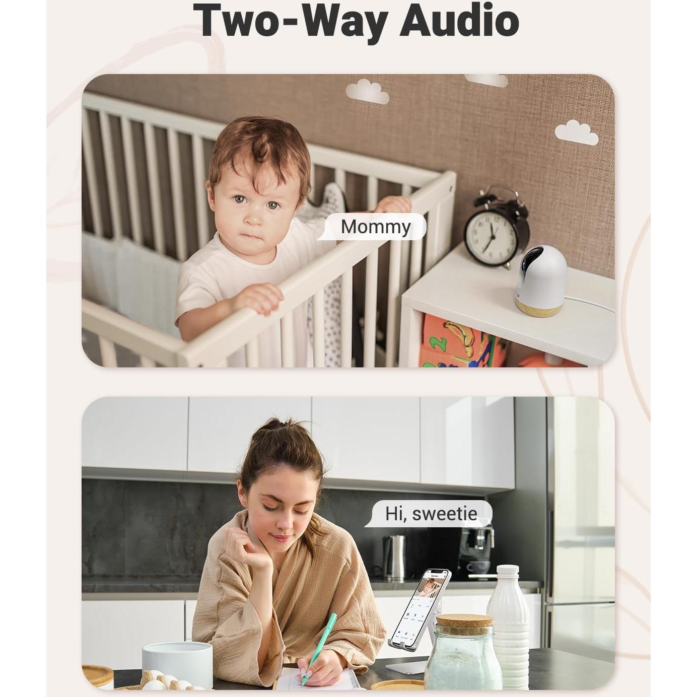 Cámara de Seguridad Interior MUBVIEW 2K WiFi 5G Pan-Tilt