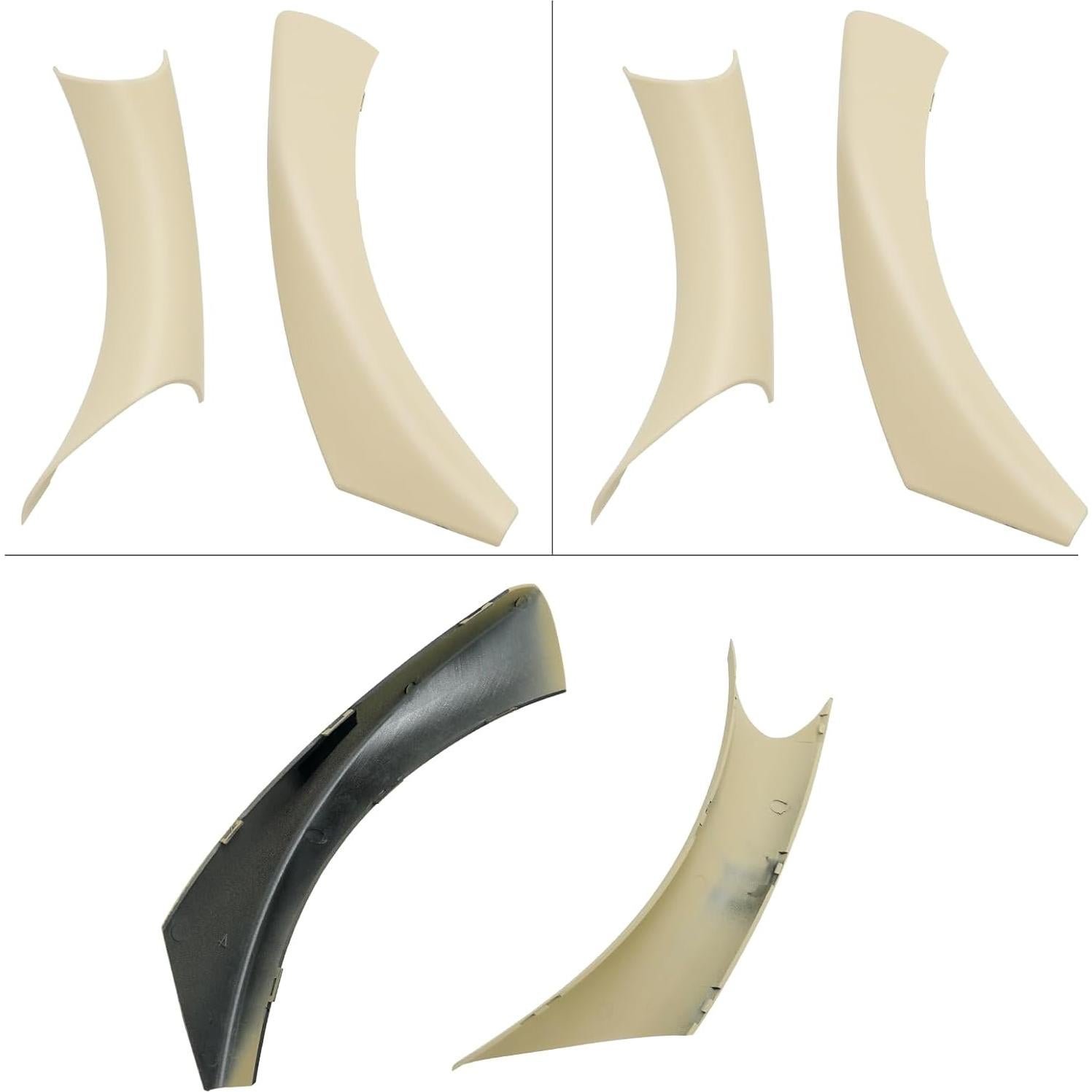 Cubiertas de Manijas de Puerta Jaronx para BMW E90 E91 6PCS Beige