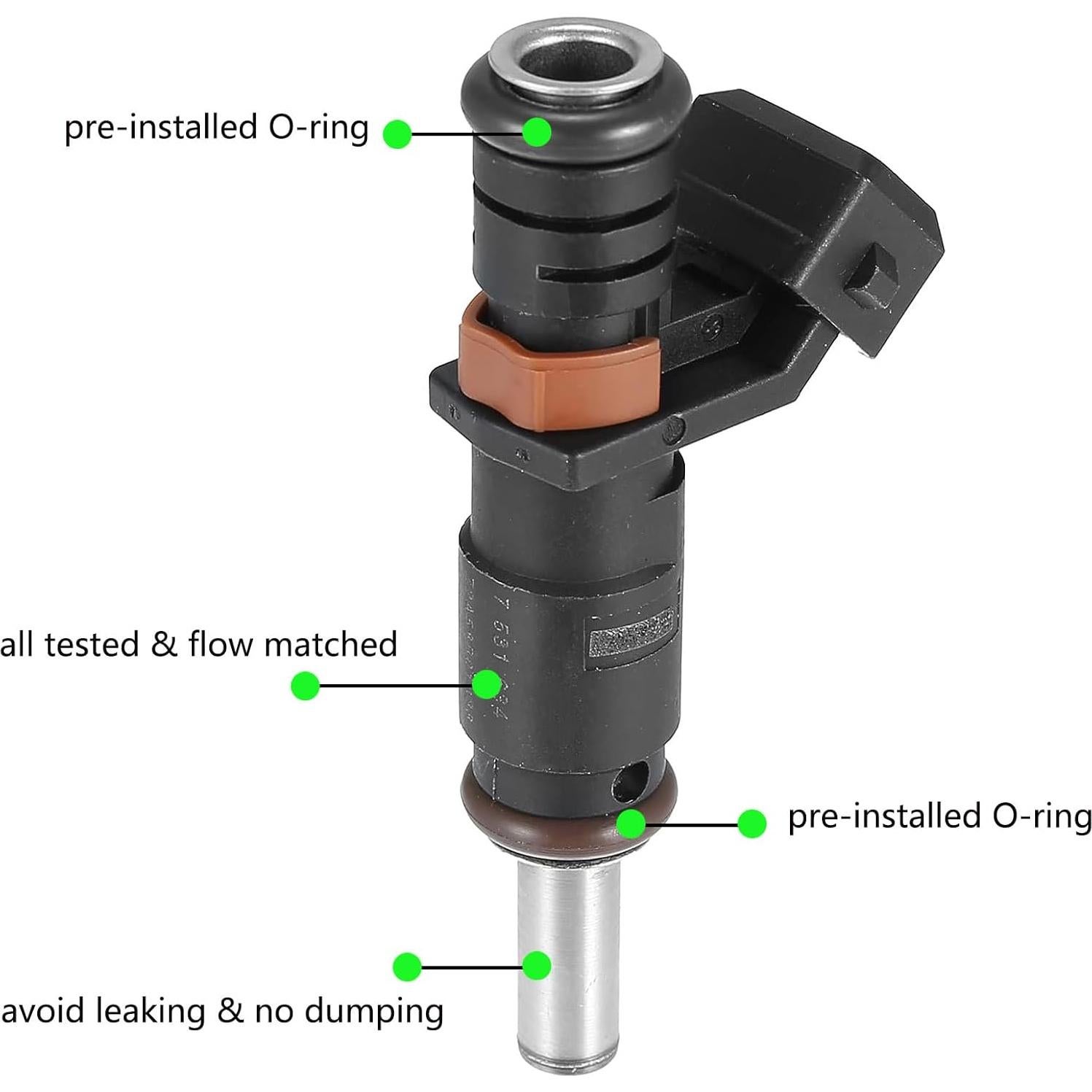 Inyector de Combustible TA-VIGOR 6pc Compatible BMW 2006-2012