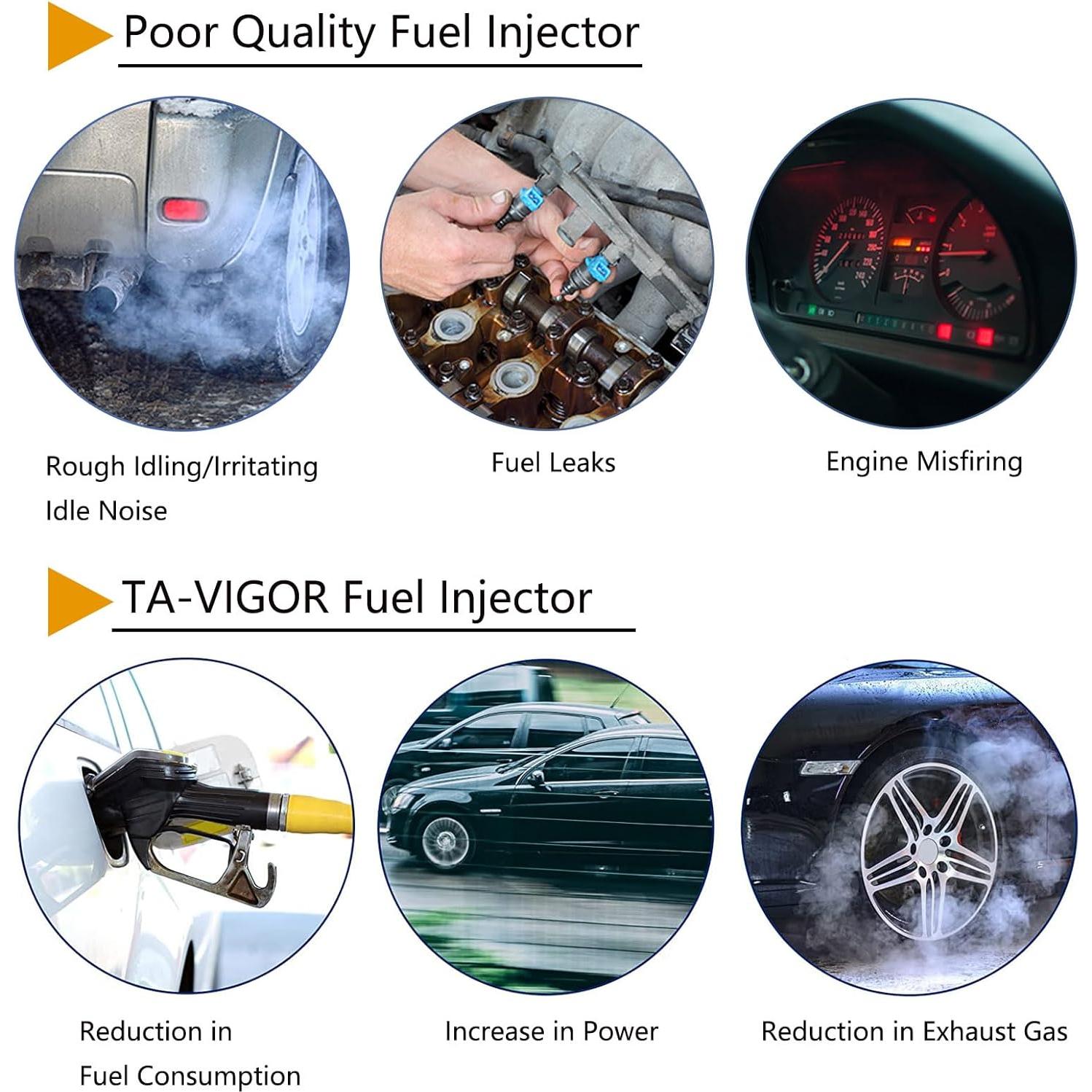 Inyector de Combustible TA-VIGOR 6pc Compatible BMW 2006-2012