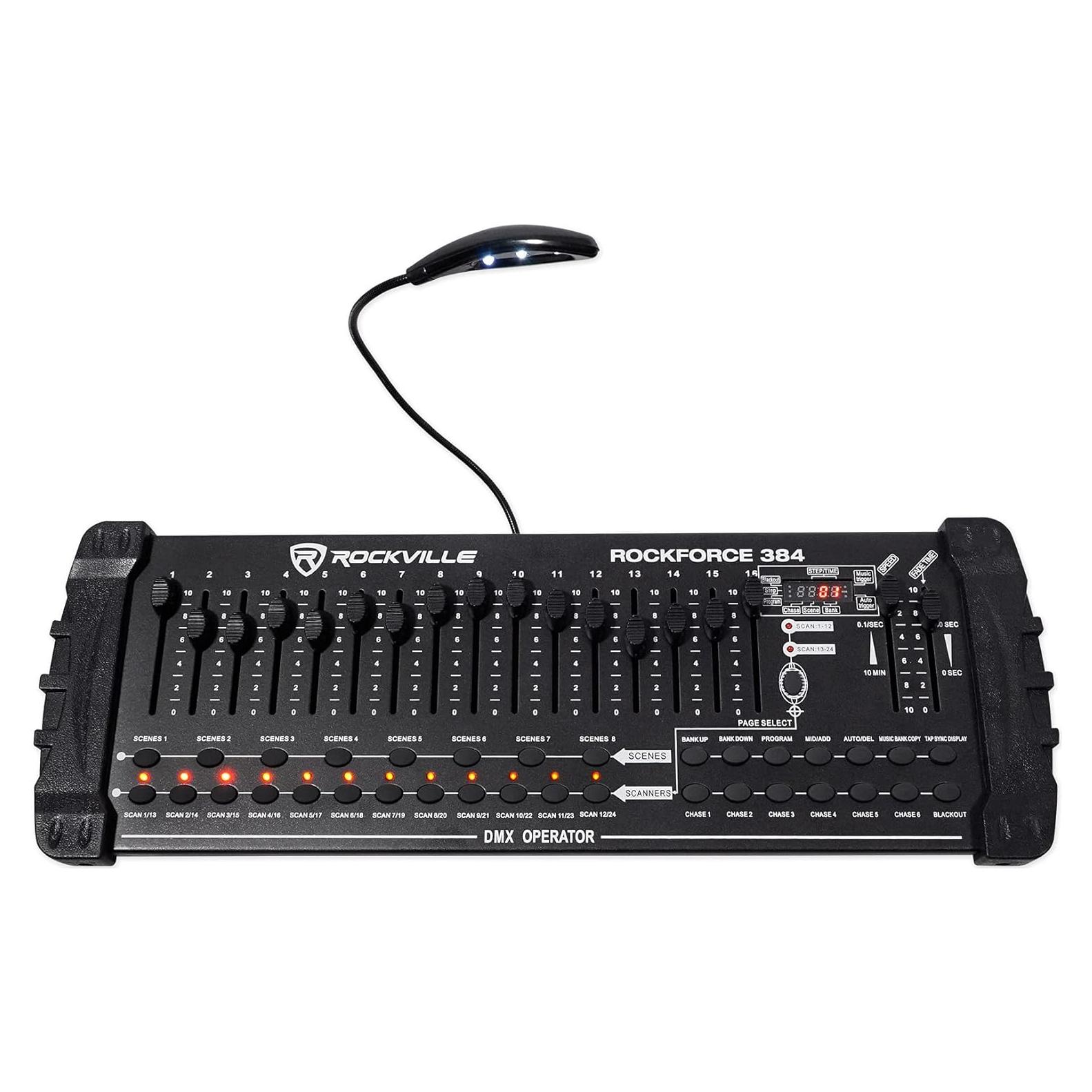 Controlador DMX Rockville ROCKFORCE 384 con 384 Canales