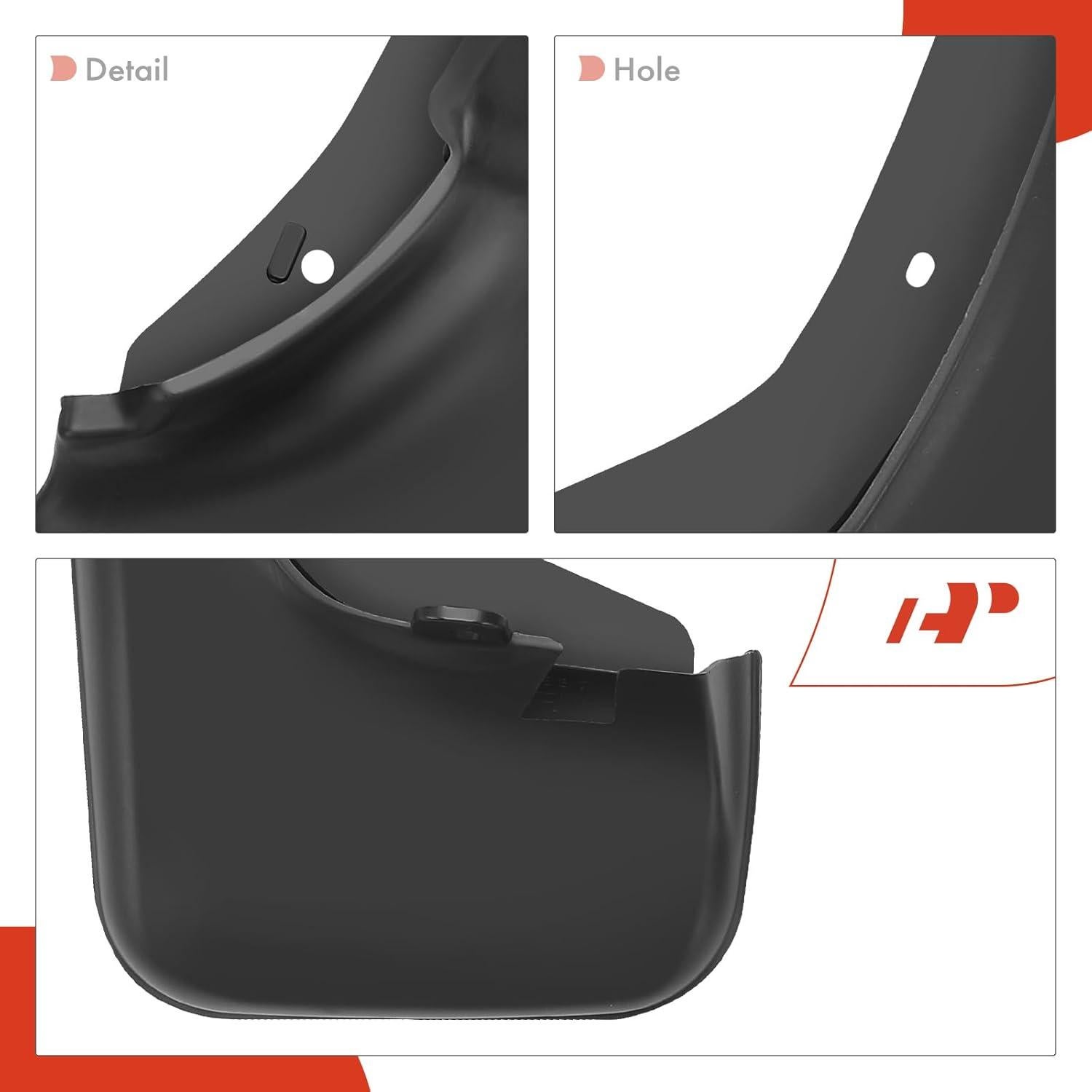 Juego de 4 Guardabarros A-Premium para Toyota Corolla 1988-1992