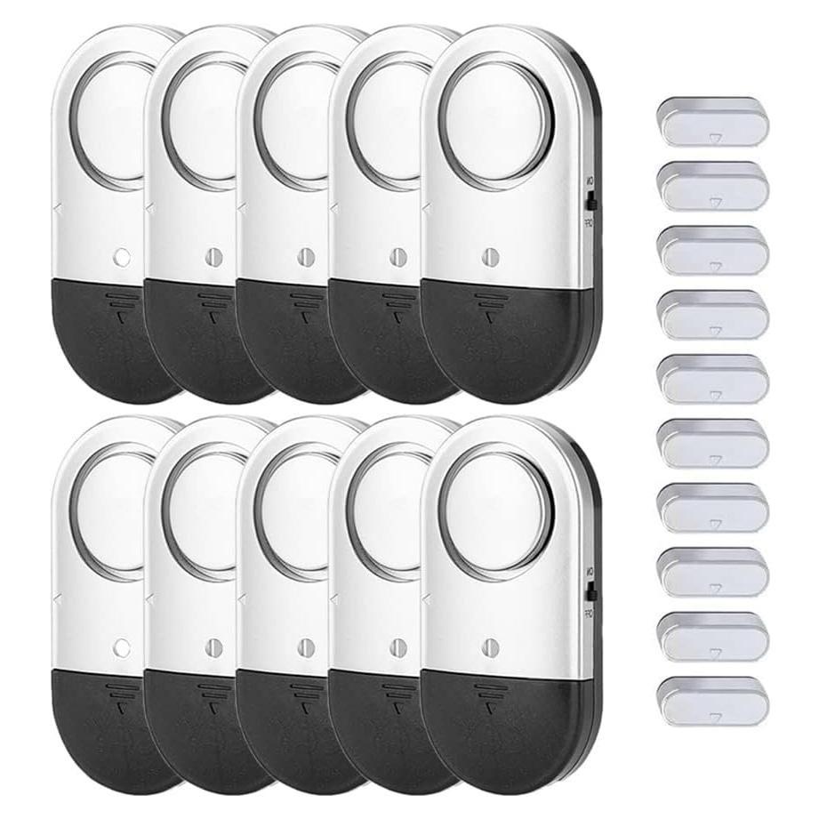 Sensores de Alarma Inalámbricos Rmweify 10 Paquetes 120dB