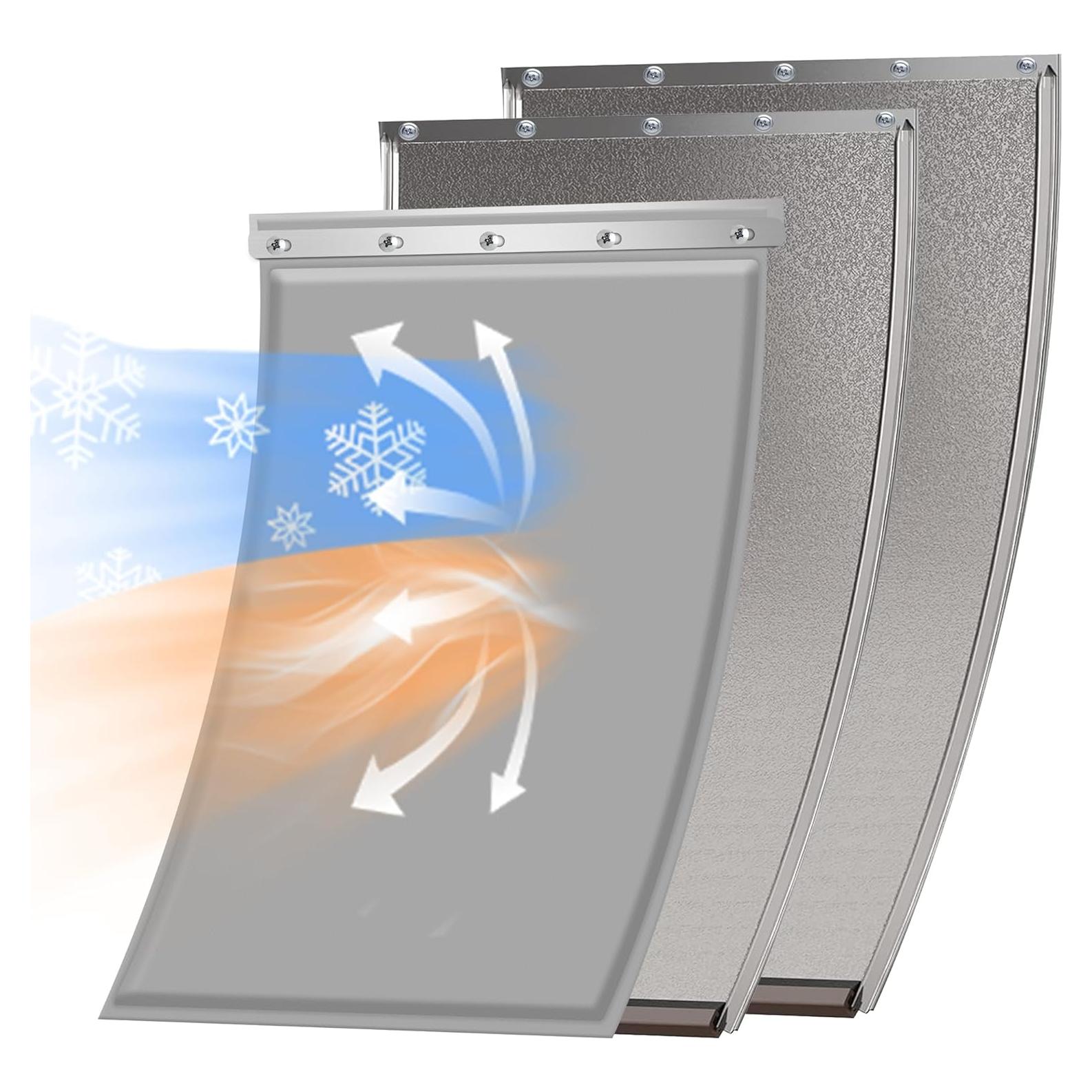 Aleta Reemplazo Puerta Perro Grande MIAOTONG 25,7x42,9cm