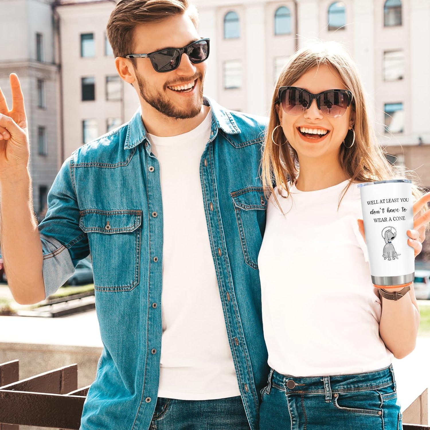 Vaso de Acero Inoxidable 20oz Fusui Regalo de Recuperación