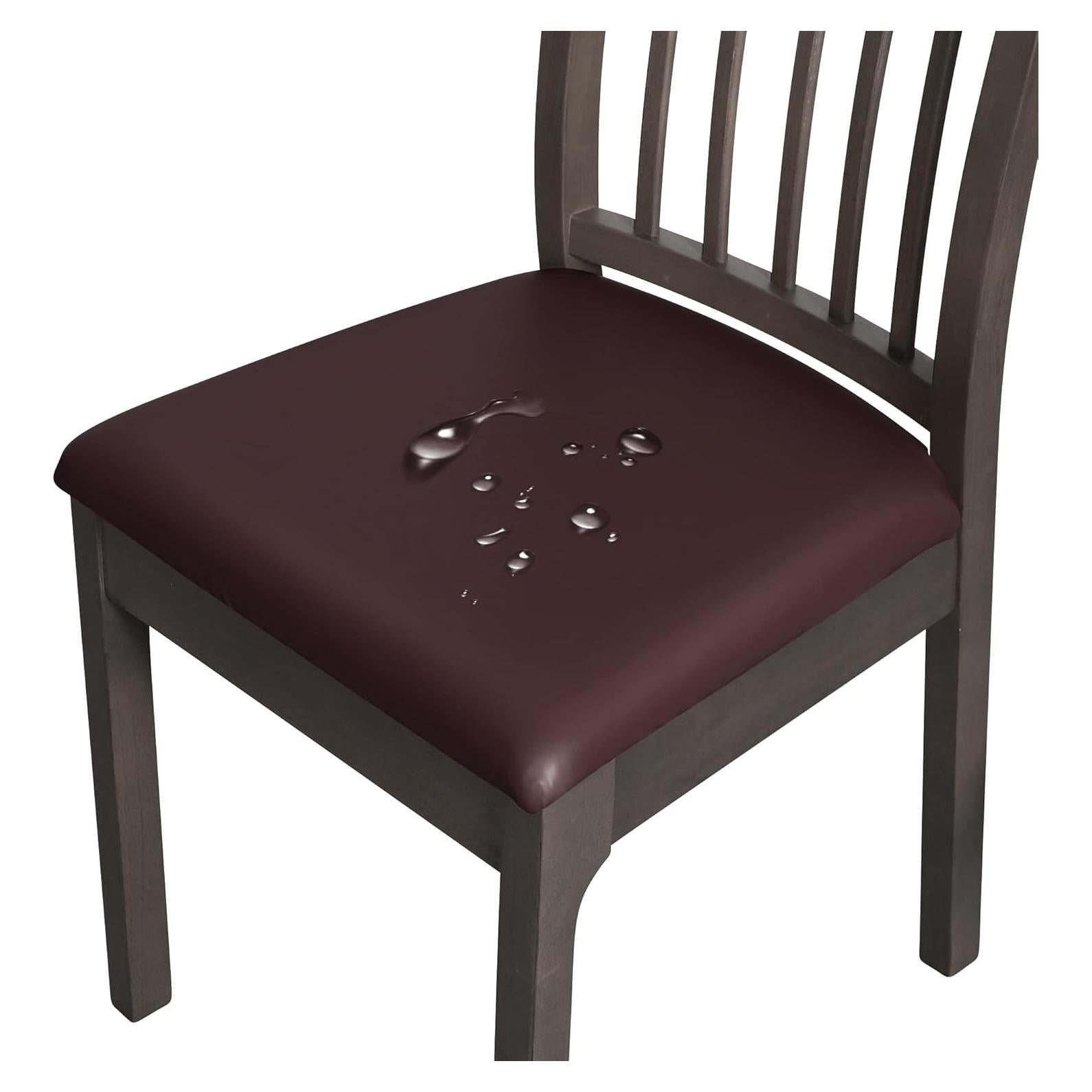 Funda de Silla de Comedor FORCHEER 6 Piezas Impermeables