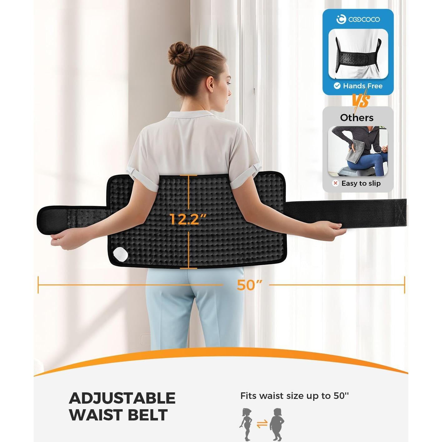 Almohadilla Calefactora CooCoCo 30x60 cm con Correa