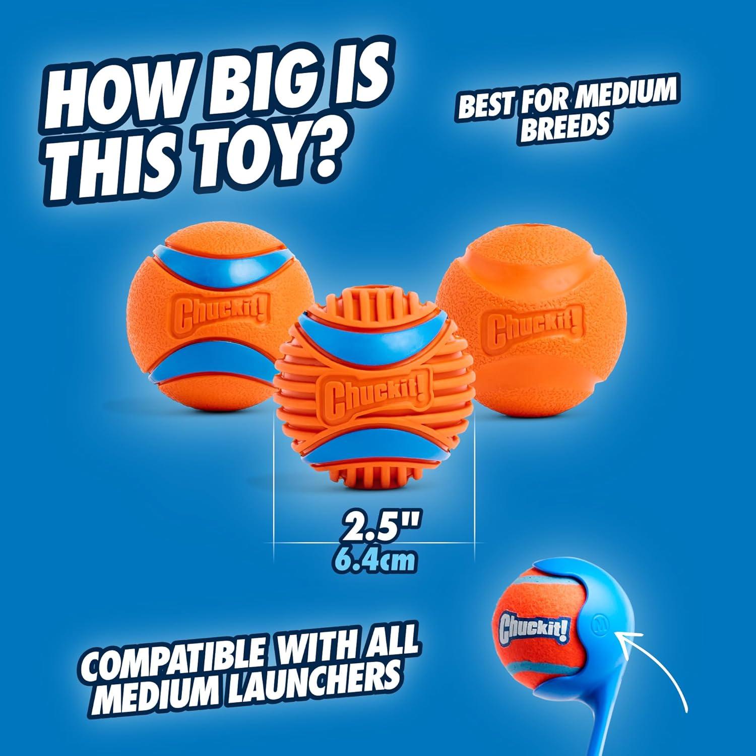 Pelotas Chuckit! Medley Fetch - Set de 3 para Perros