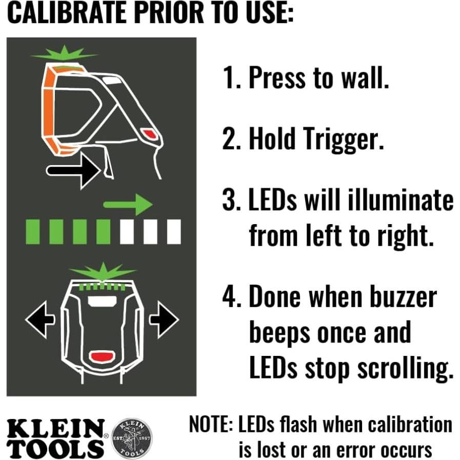 Buscador de Estudio Electrónico Klein Tools ESF150LL con Lásers