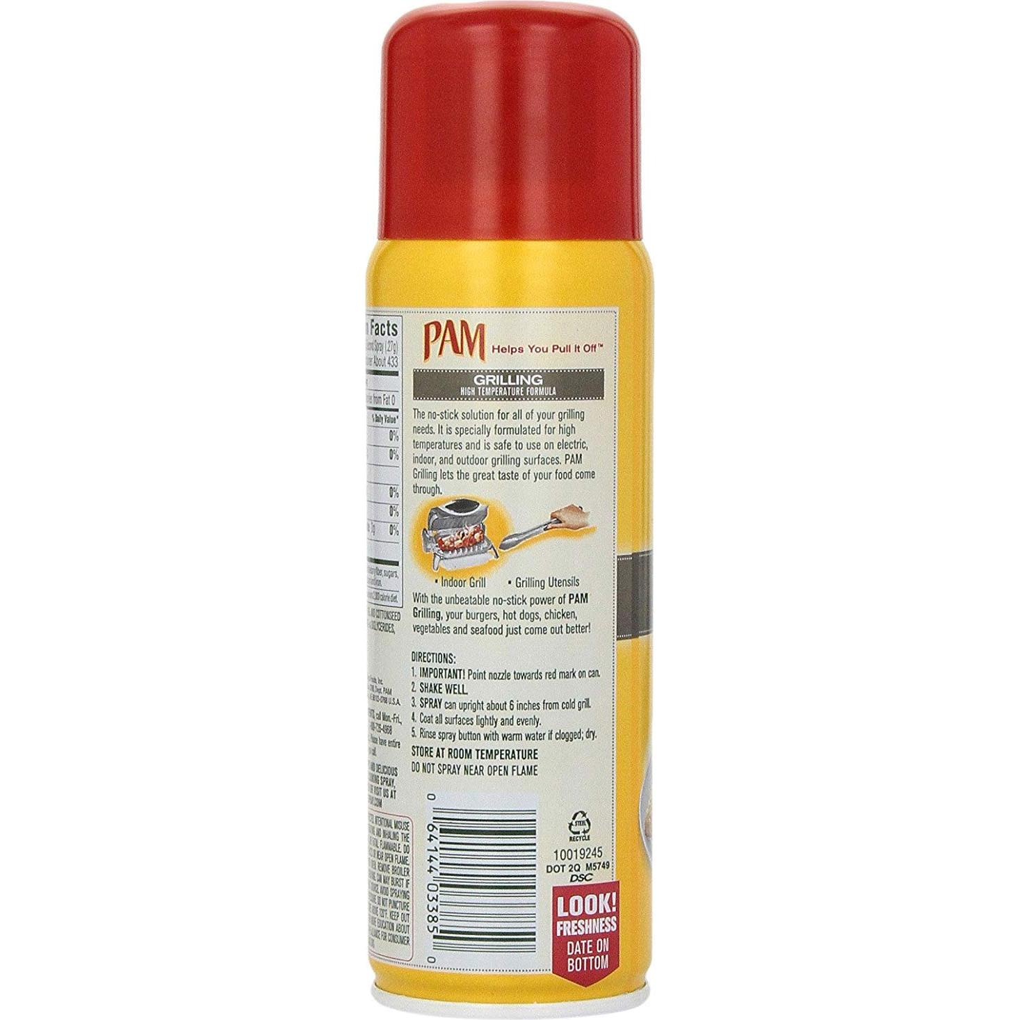 Spray de Cocina Antiadherente Pam 5 oz - Pack de 12 Latas