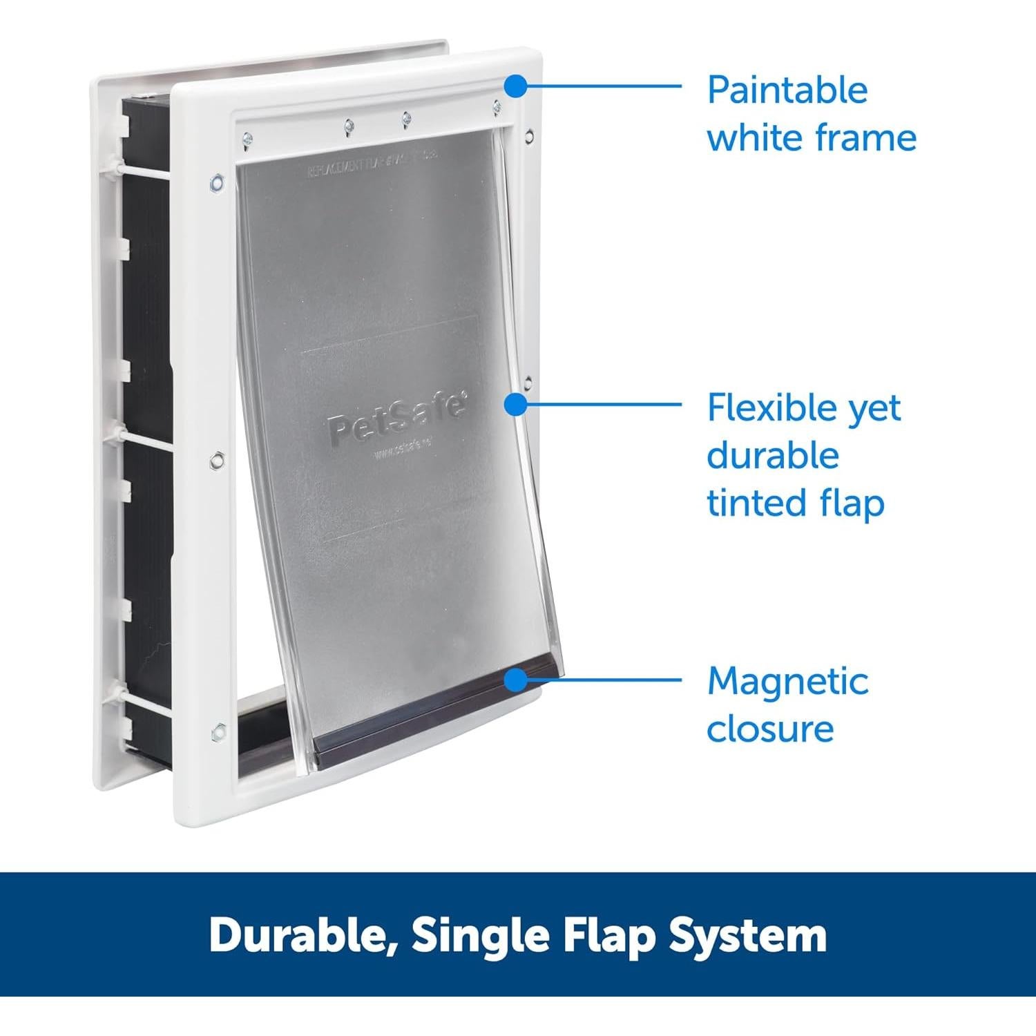 Puerta de Plástico para Mascotas PetSafe Grande 45 kg