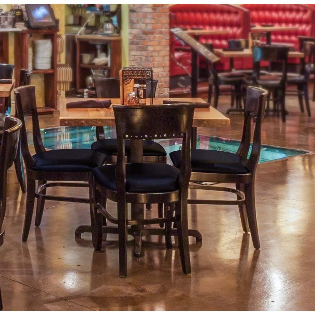 Fundas de Silla Gute 6 Pcs Azul Marino con Cintas Elásticas