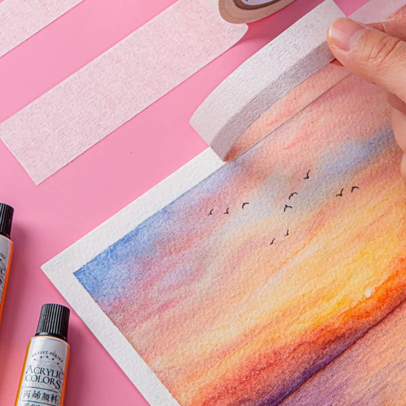 Cinta de Enmascarar LLPT 1" x 50.29m Beige 5 Piezas