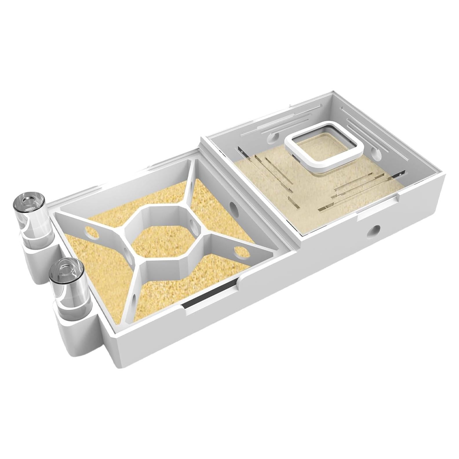 Granja de Hormigas PioneerAnts Modelo-D con Arena Amarilla