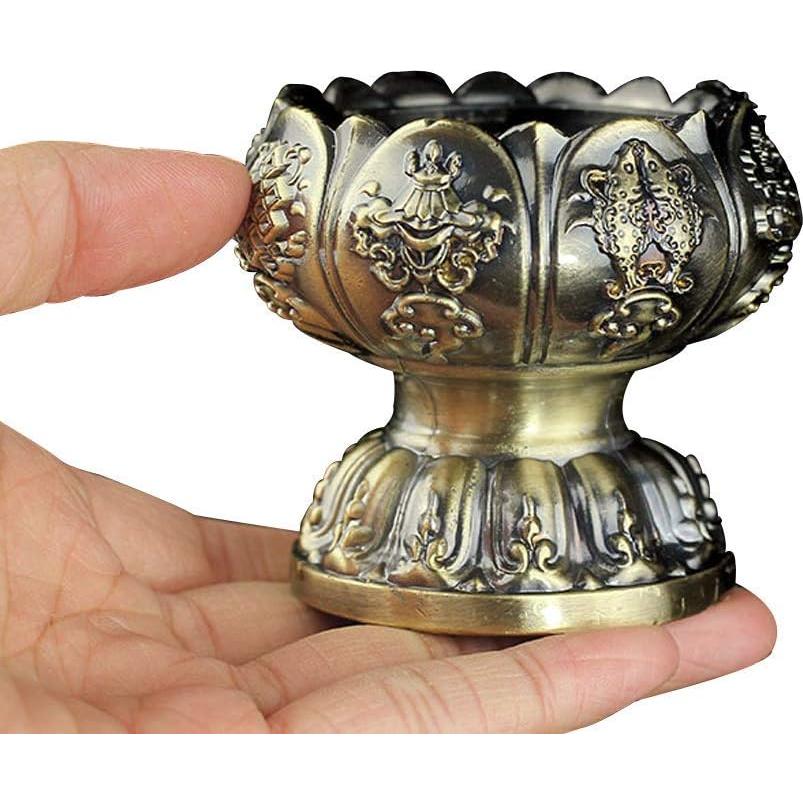 Portavelas de té Sleeri set de 2 bronce para meditación