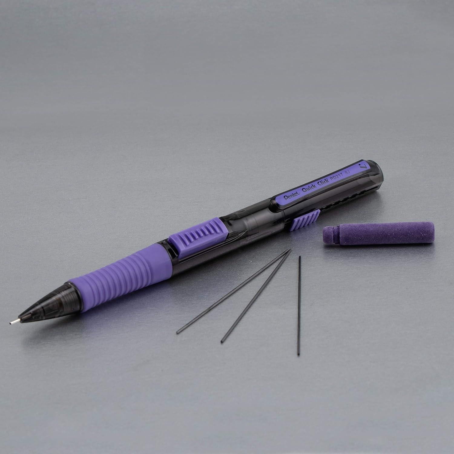 Lápiz Mecánico Pentel Quick Click POP 0.7mm Paquete de 8