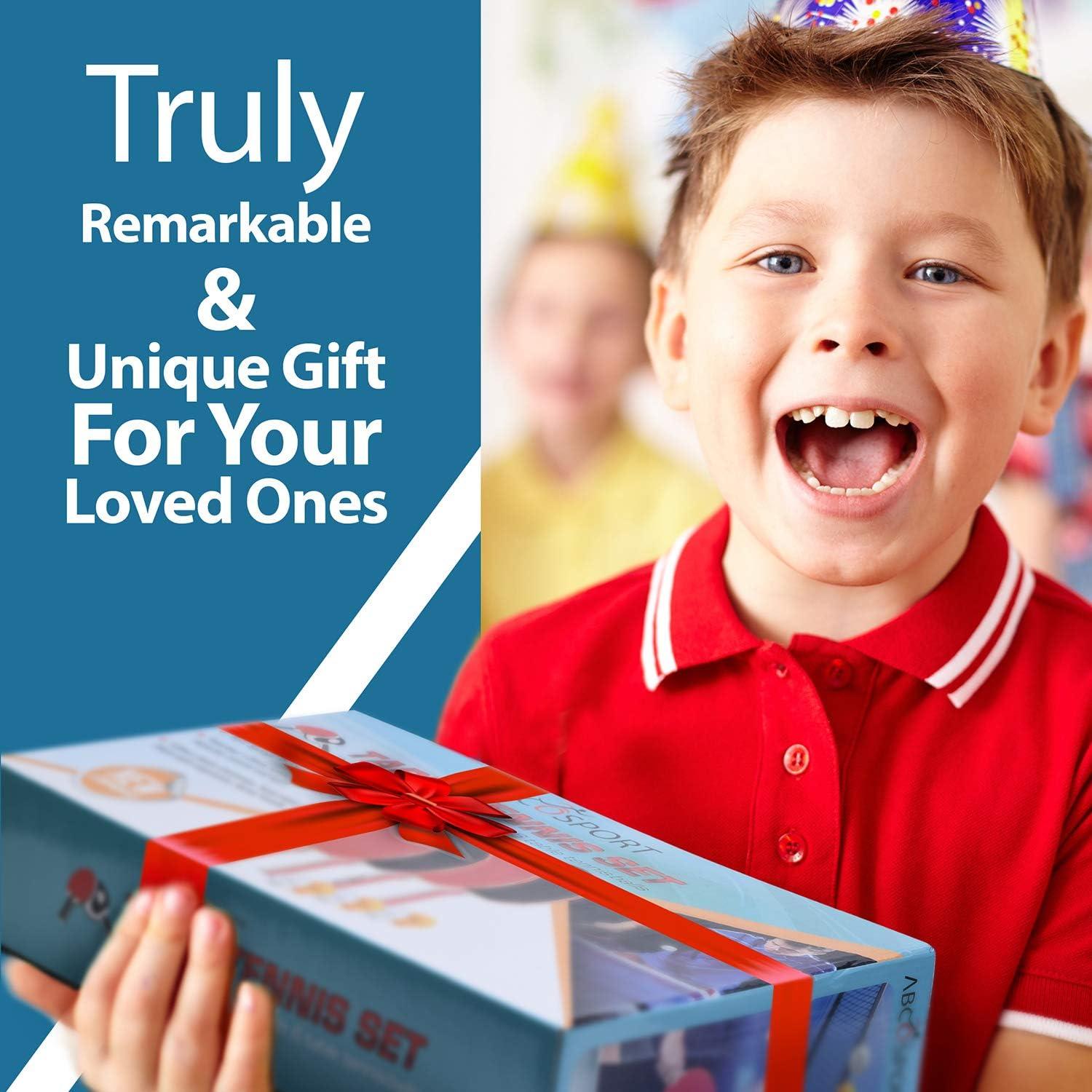 Conjunto de Tenis de Mesa Abco Tech - 4 Palas y 6 Pelotas