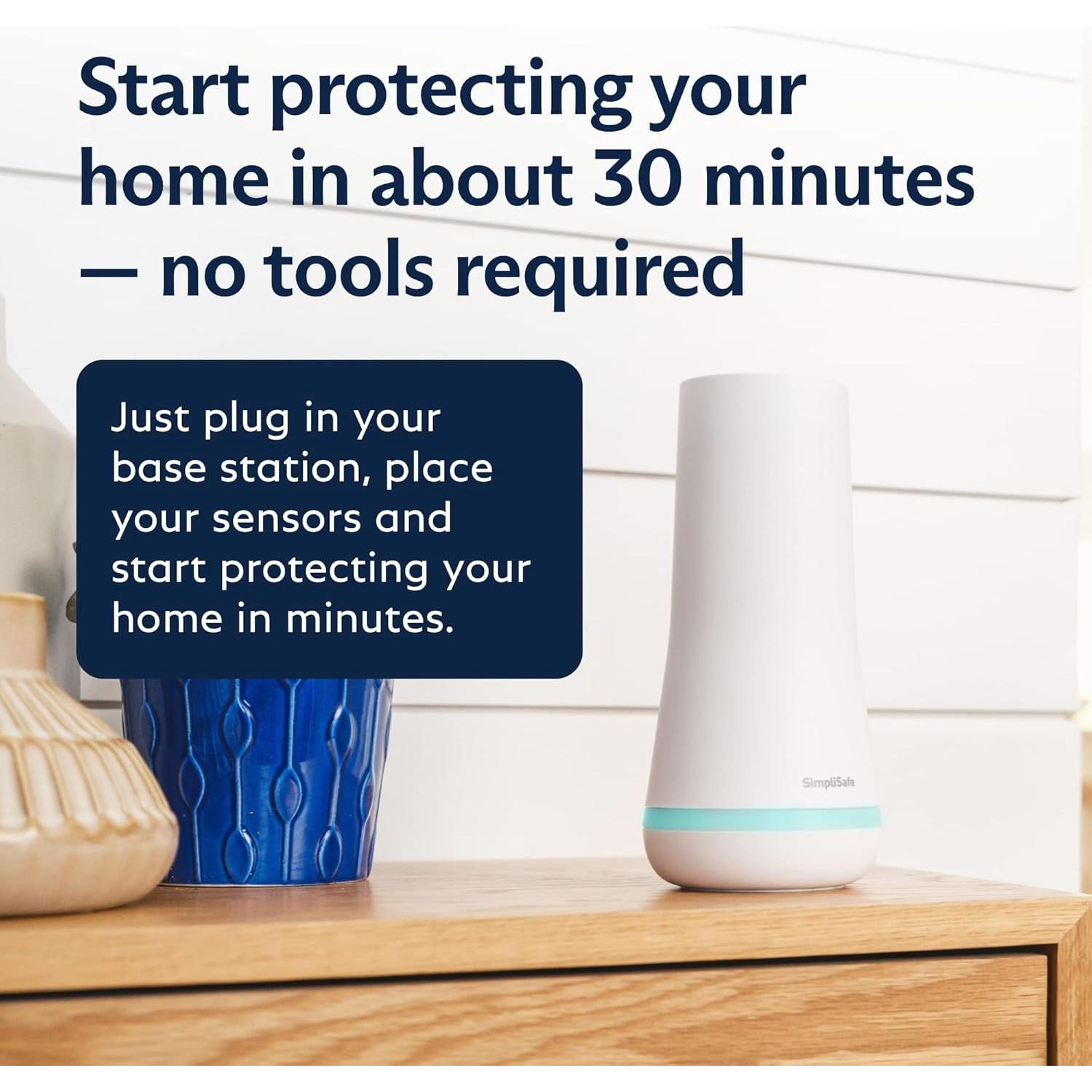 Sistema de Seguridad Inalámbrico SimpliSafe 12 Piezas HD