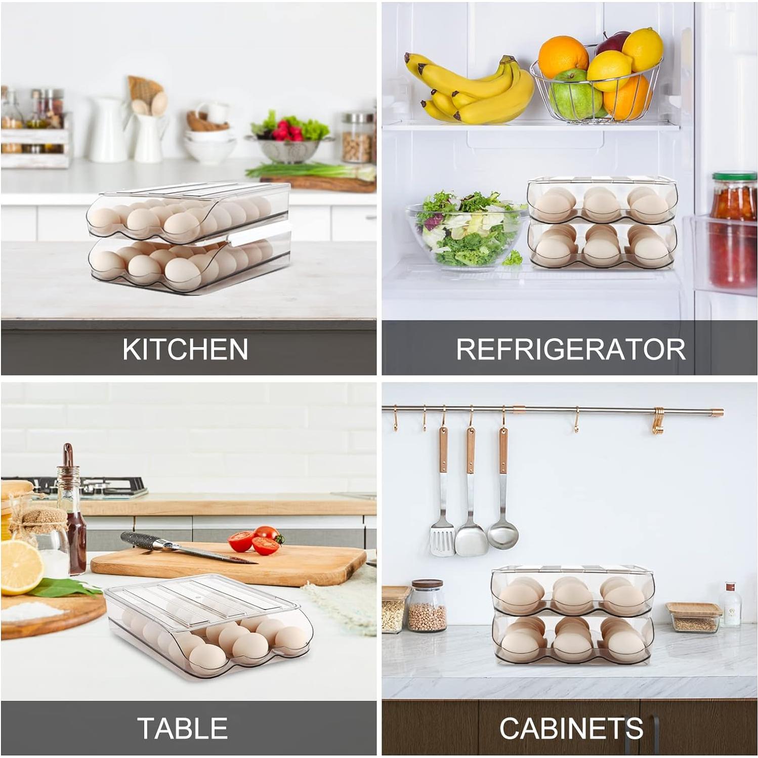 Soporte para Huevos MesRosa 1 Capa 18 Huevos Transparente