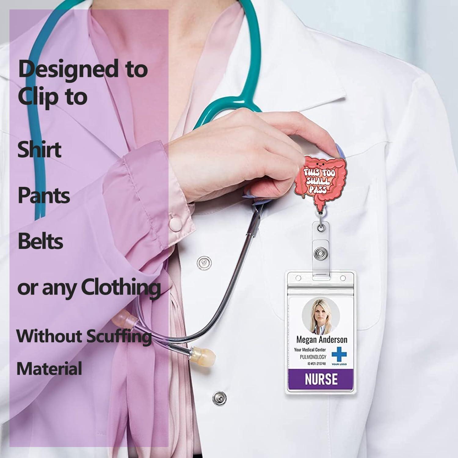 Funda de Insignia Retráctil Tian Zhun 60 cm Clip Cocodrilo