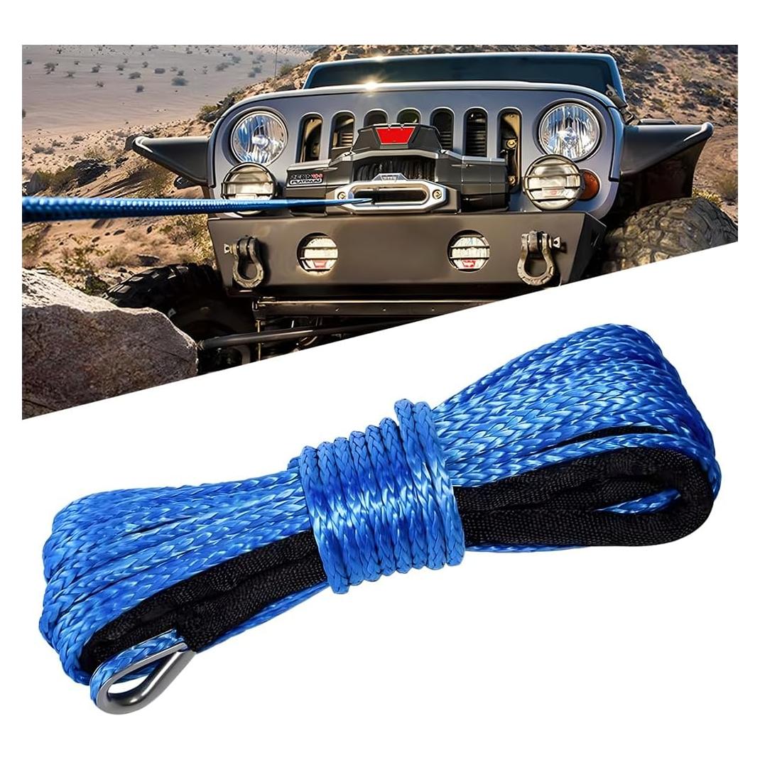 Cuerda de Winch Sintética KHGUZ 12 Hilos 15mm x 15m Azul