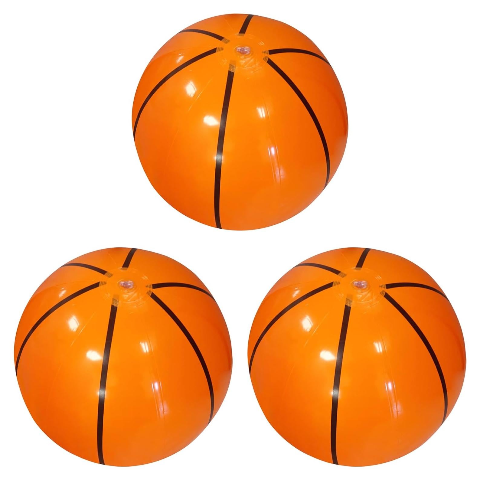 Balones de playa inflables 4E's Novelty - Paquete de 3