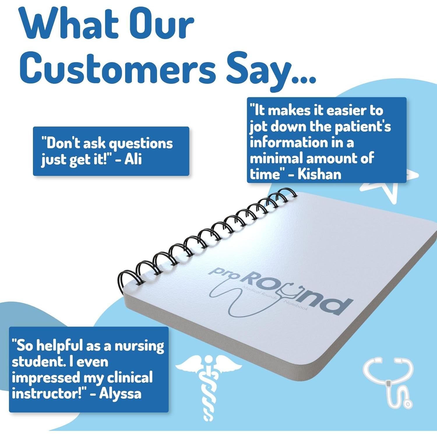 Cuaderno Espiral Portage proRound para Rondas Médicas 75 Páginas