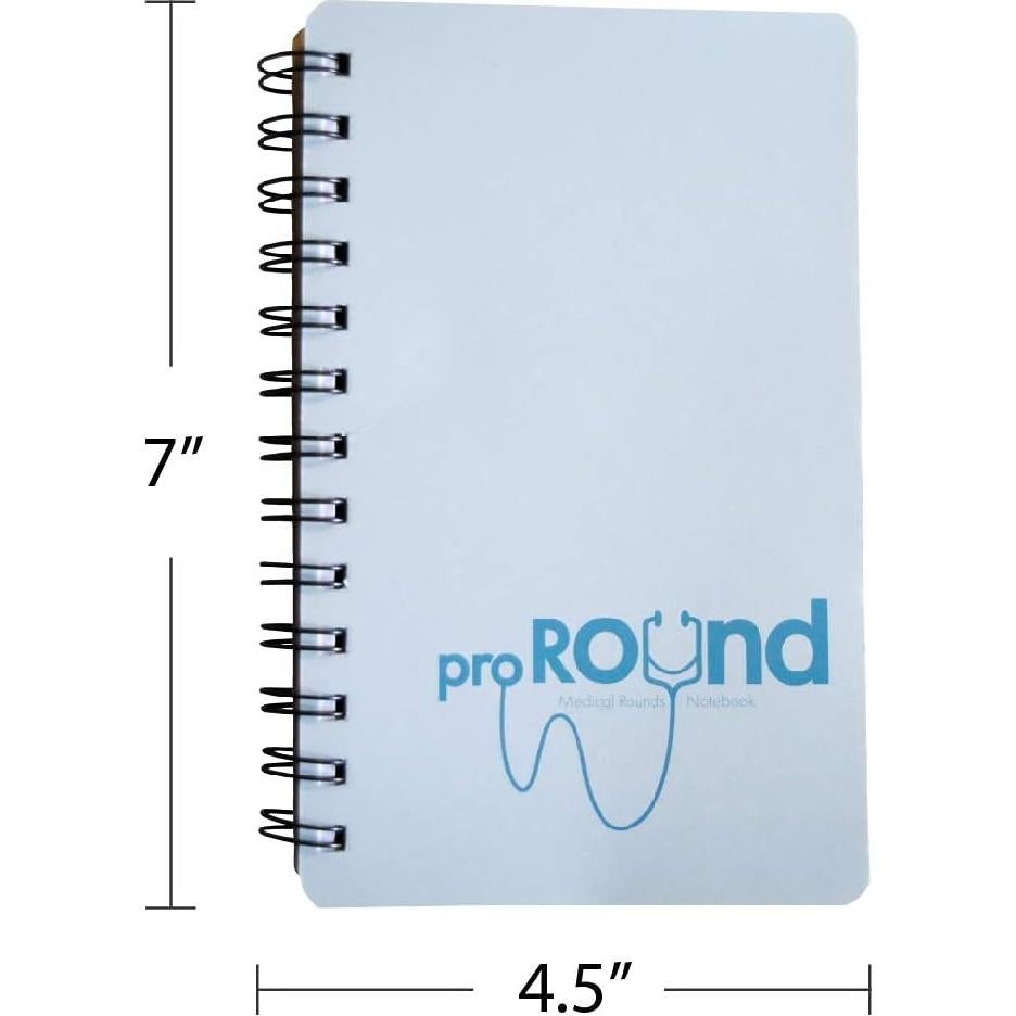 Cuaderno Espiral Portage proRound para Rondas Médicas 75 Páginas