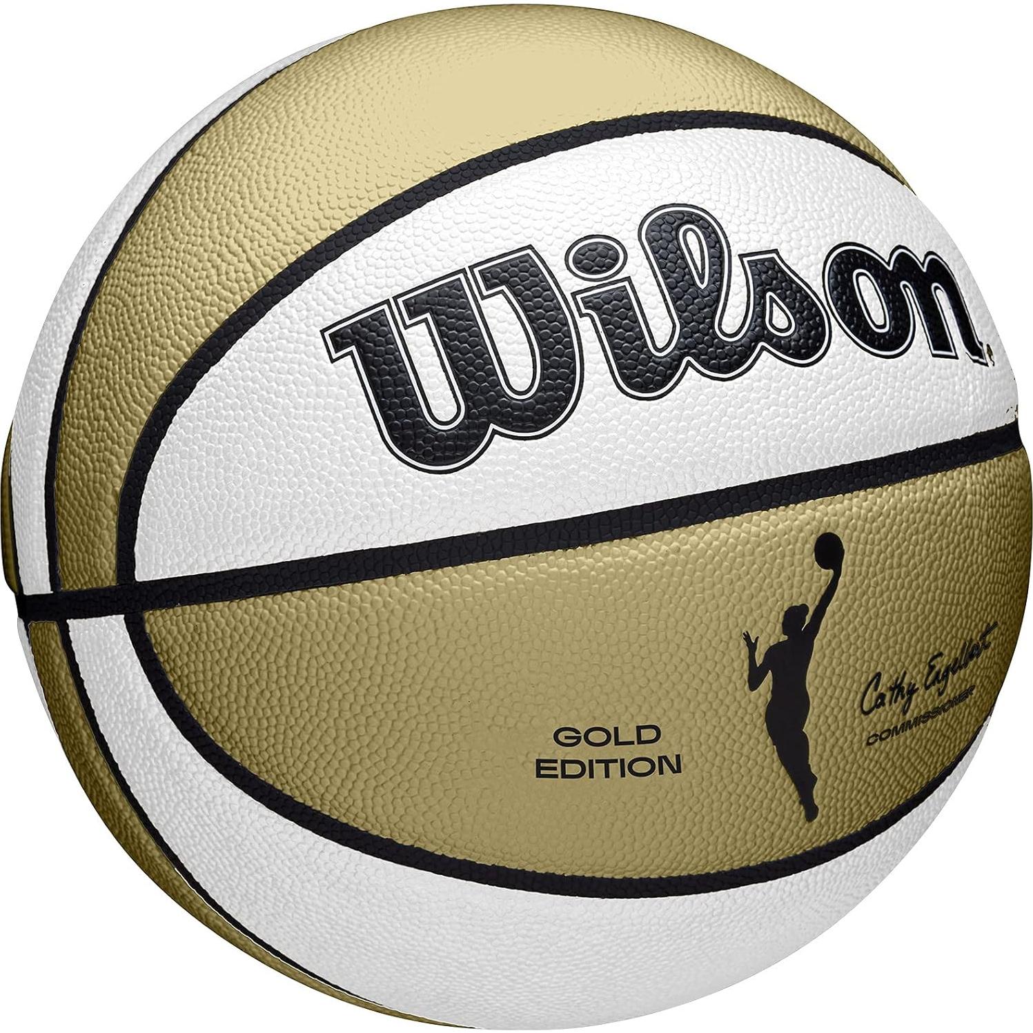 Balón de Baloncesto WNBA Wilson Edición Dorada Tamaño 6
