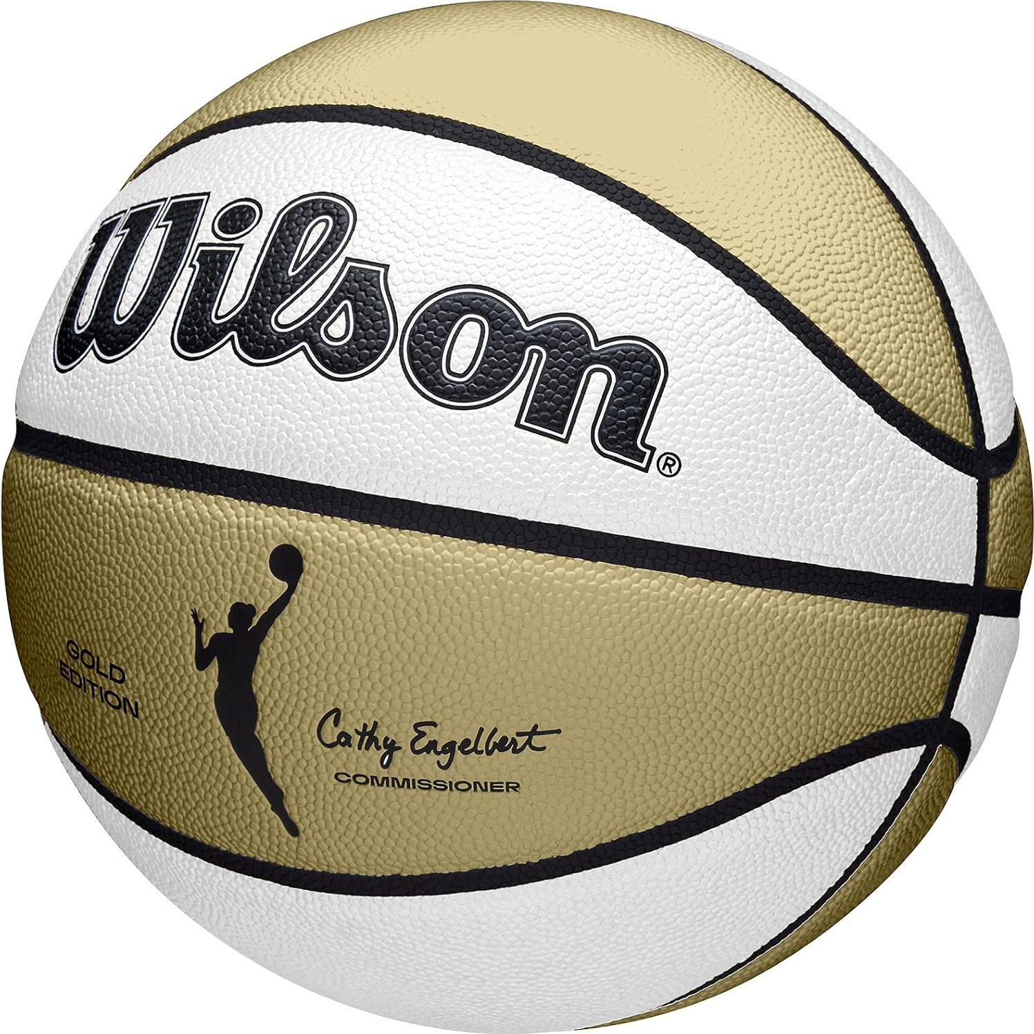 Balón de Baloncesto WNBA Wilson Edición Dorada Tamaño 6