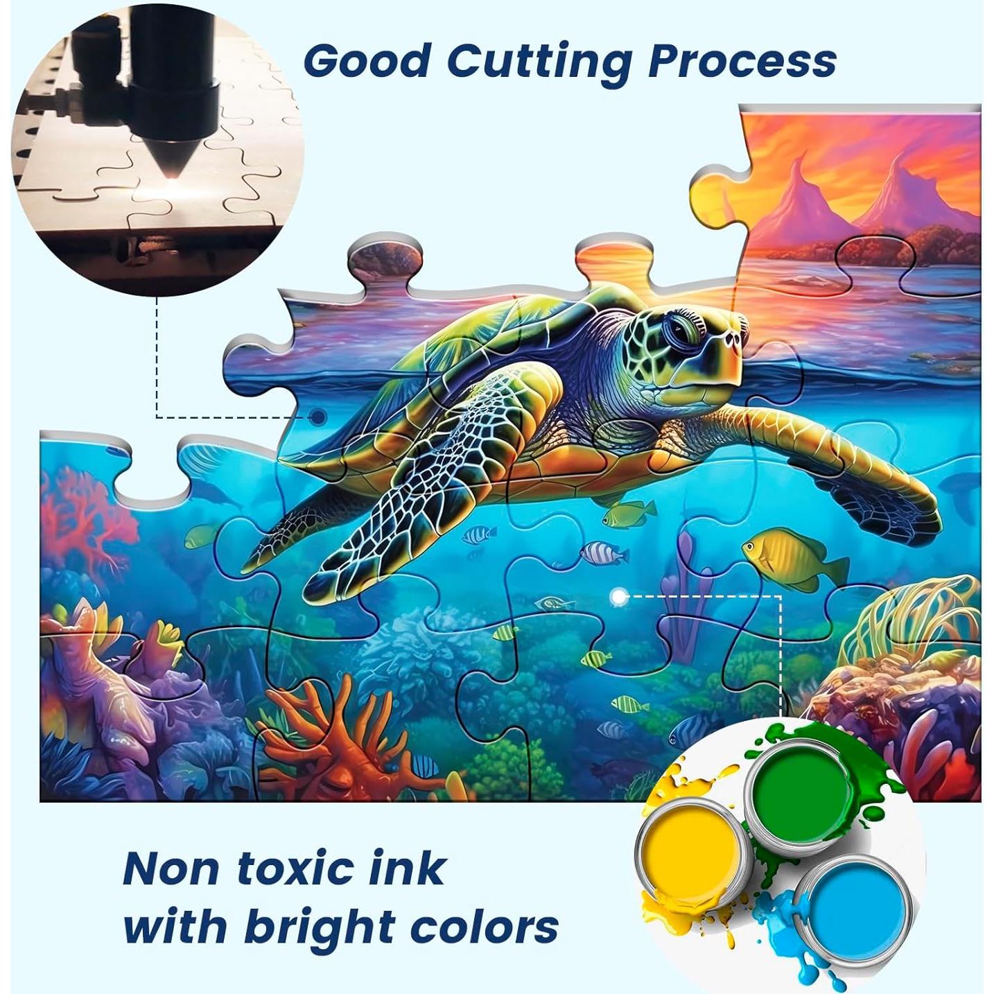 Paquete de 6 rompecabezas grandes WSCXSC 16 piezas para ancianos