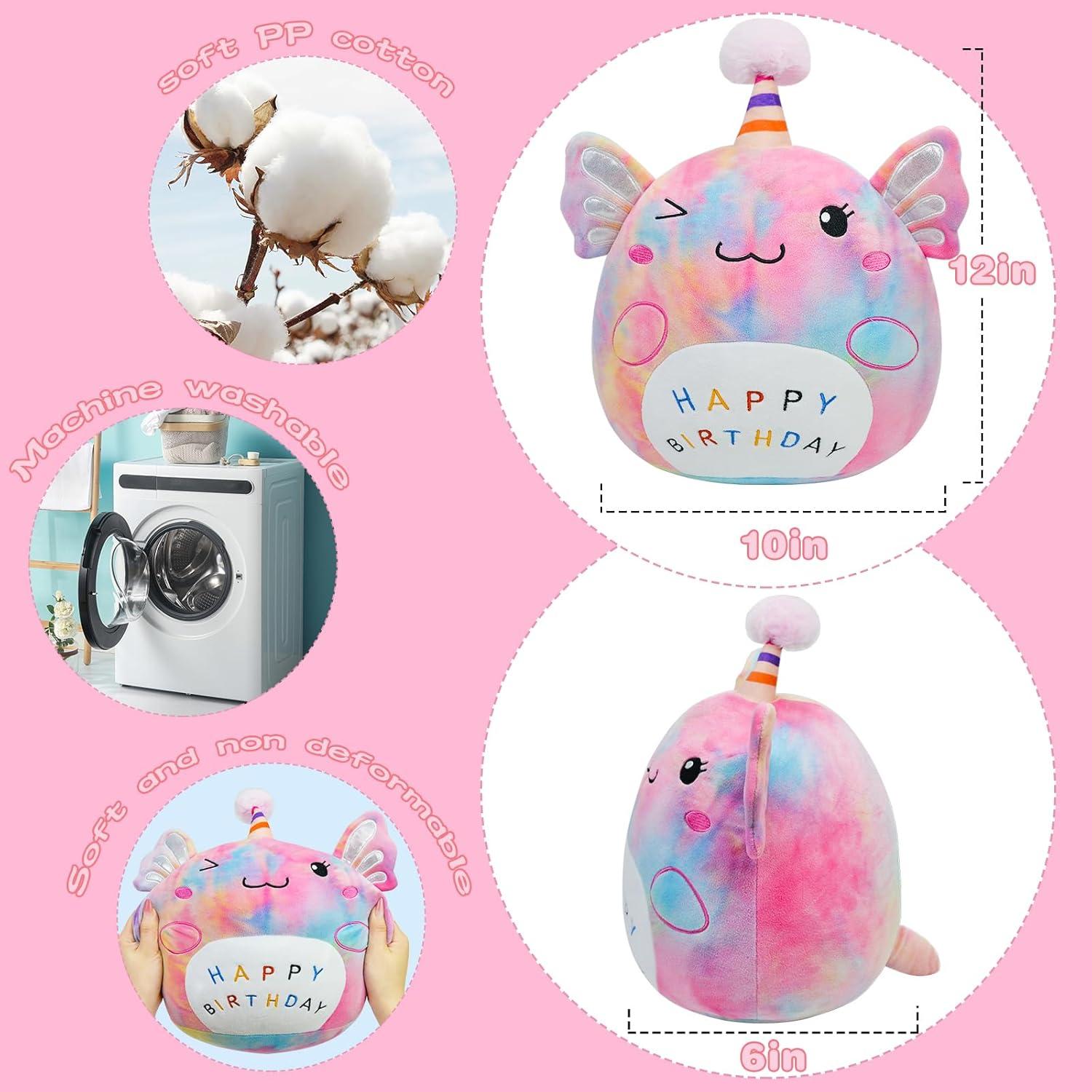 Juguete de Peluche Axolote 30 cm - Suave y Colorido