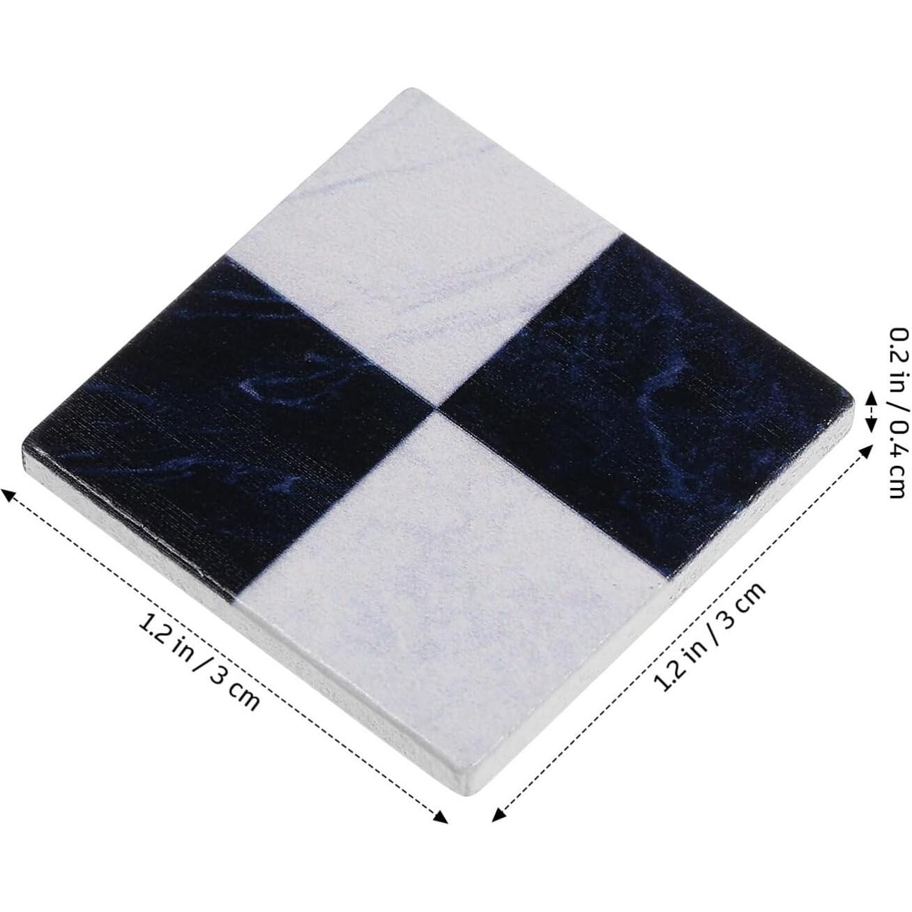 Suelo de Casa de Muñecas DOITOOL 27PCS Madera Natural