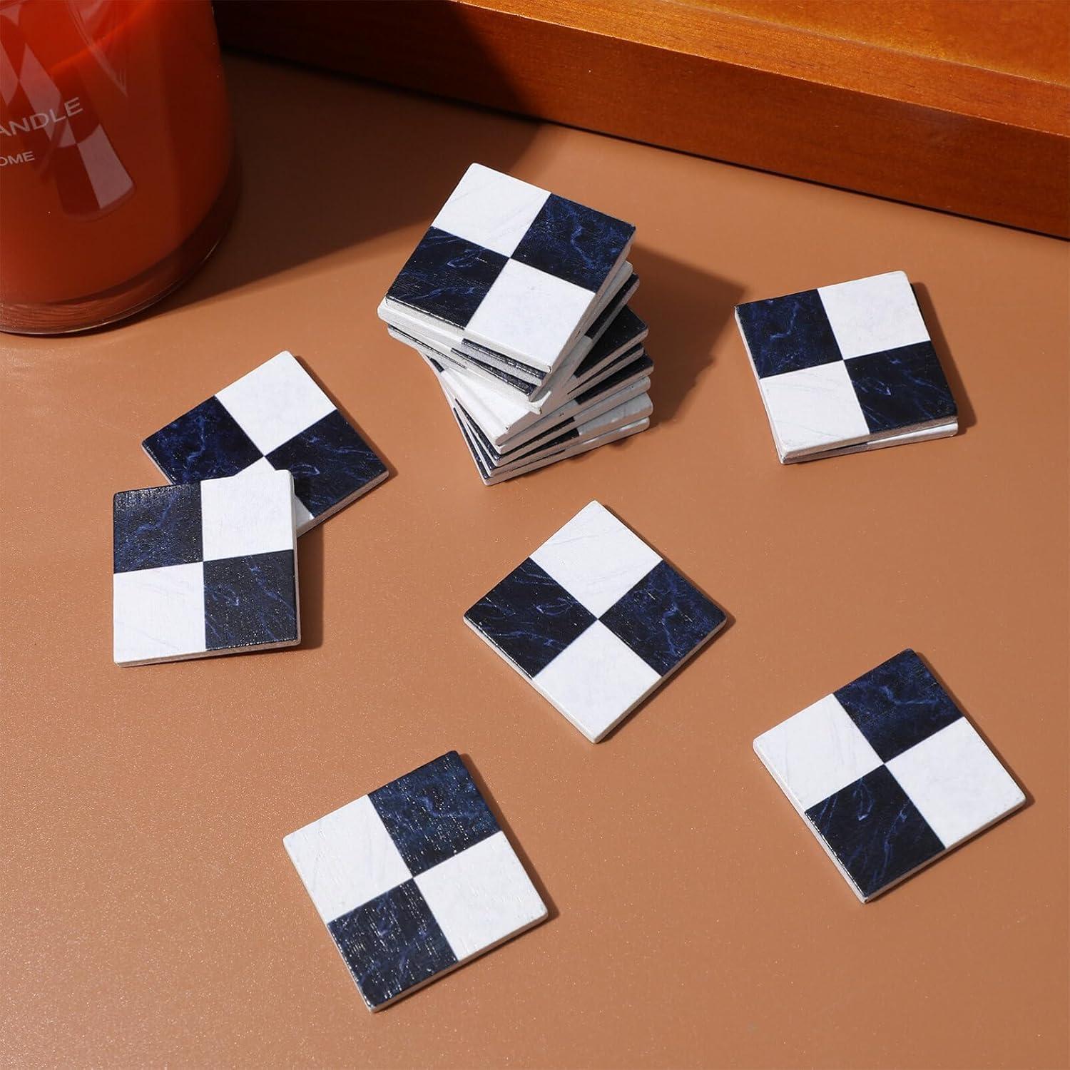 Suelo de Casa de Muñecas DOITOOL 27PCS Madera Natural